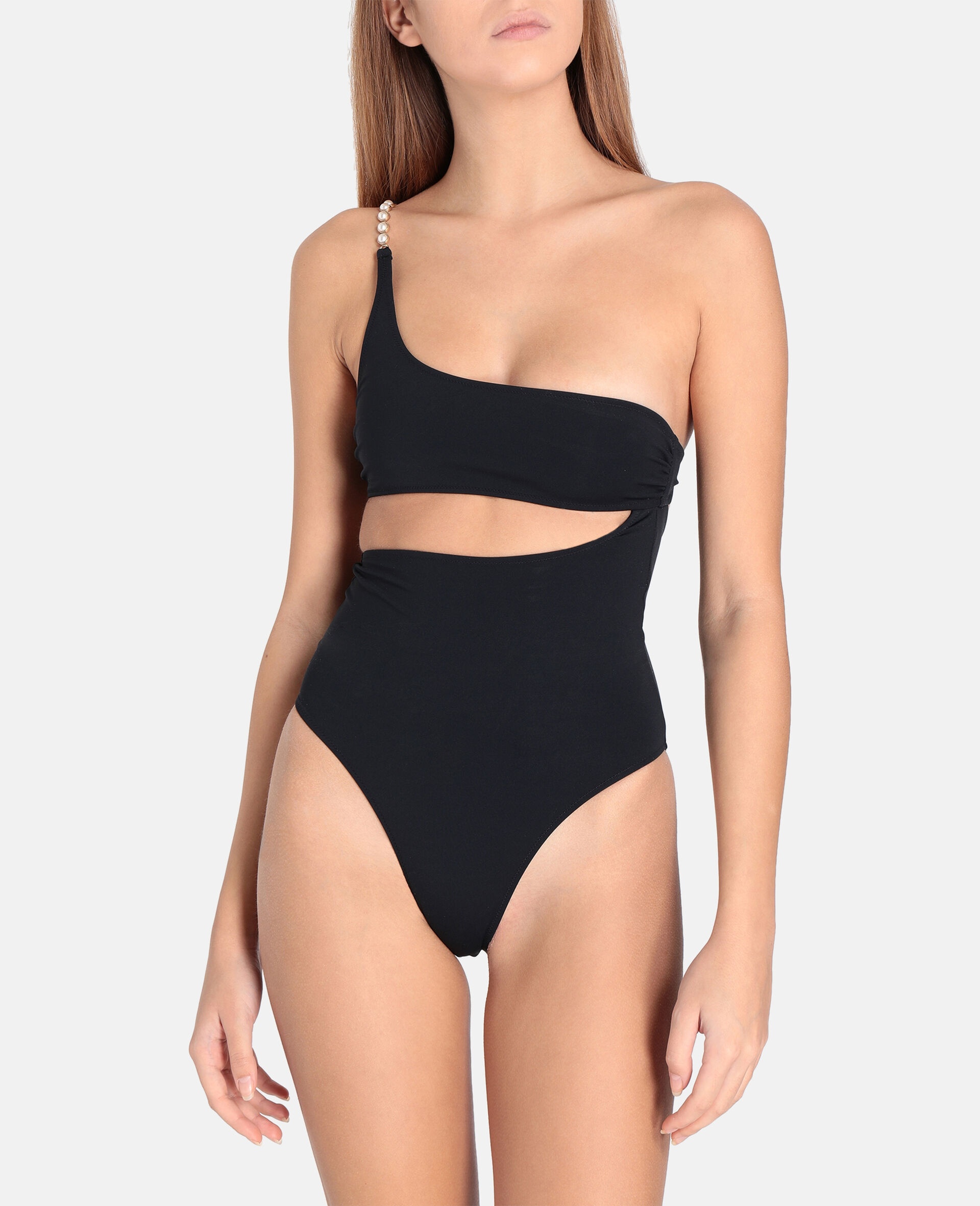 Pearl Embellishment Swimsuit - 2
