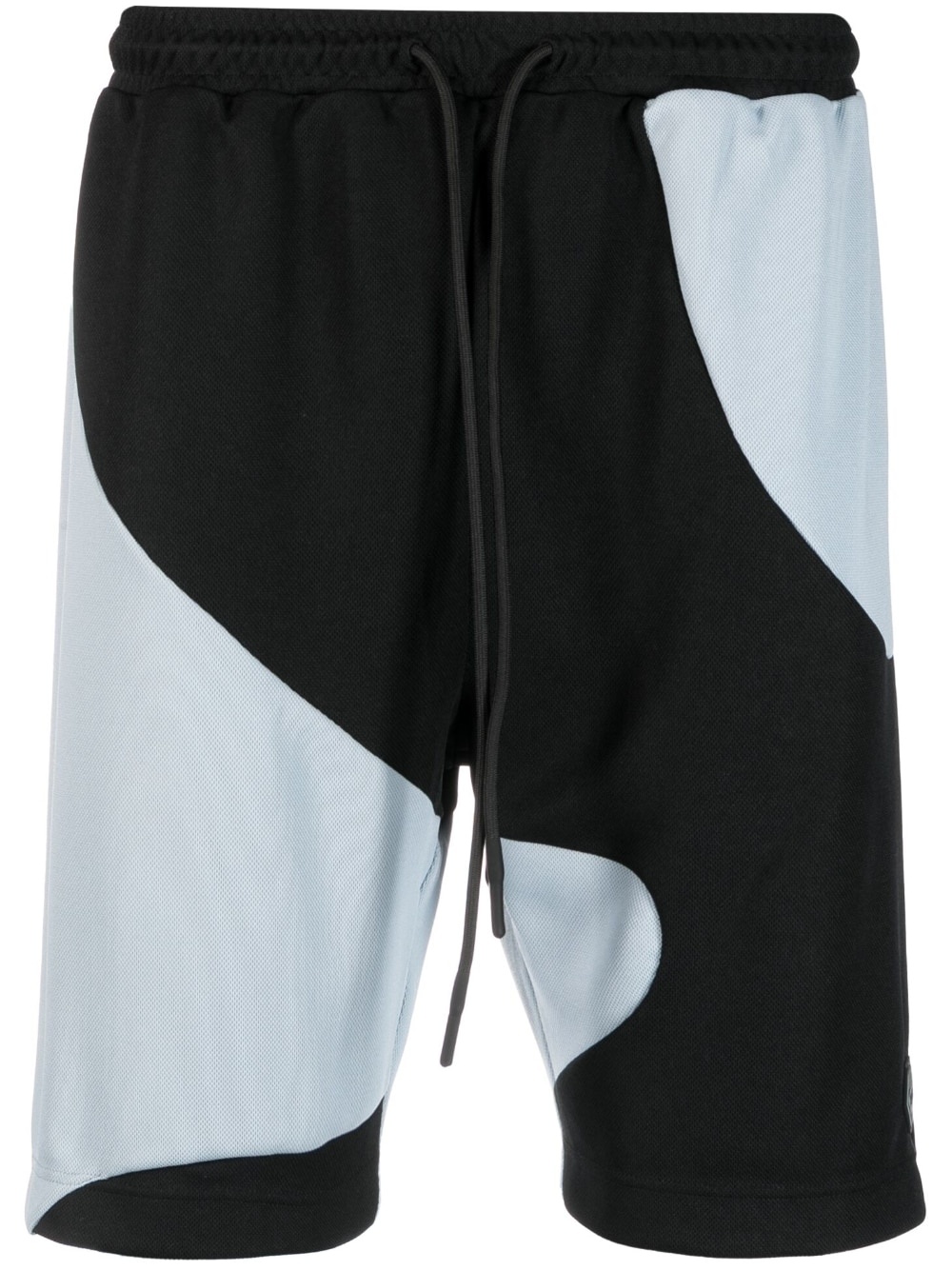 two-tone track shorts - 1