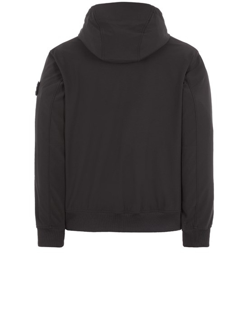 Stone Island 40227 LIGHT SOFT SHELL-R_e.dye® TECHNOLOGY IN RECYCLED POLYESTER BLACK outlook