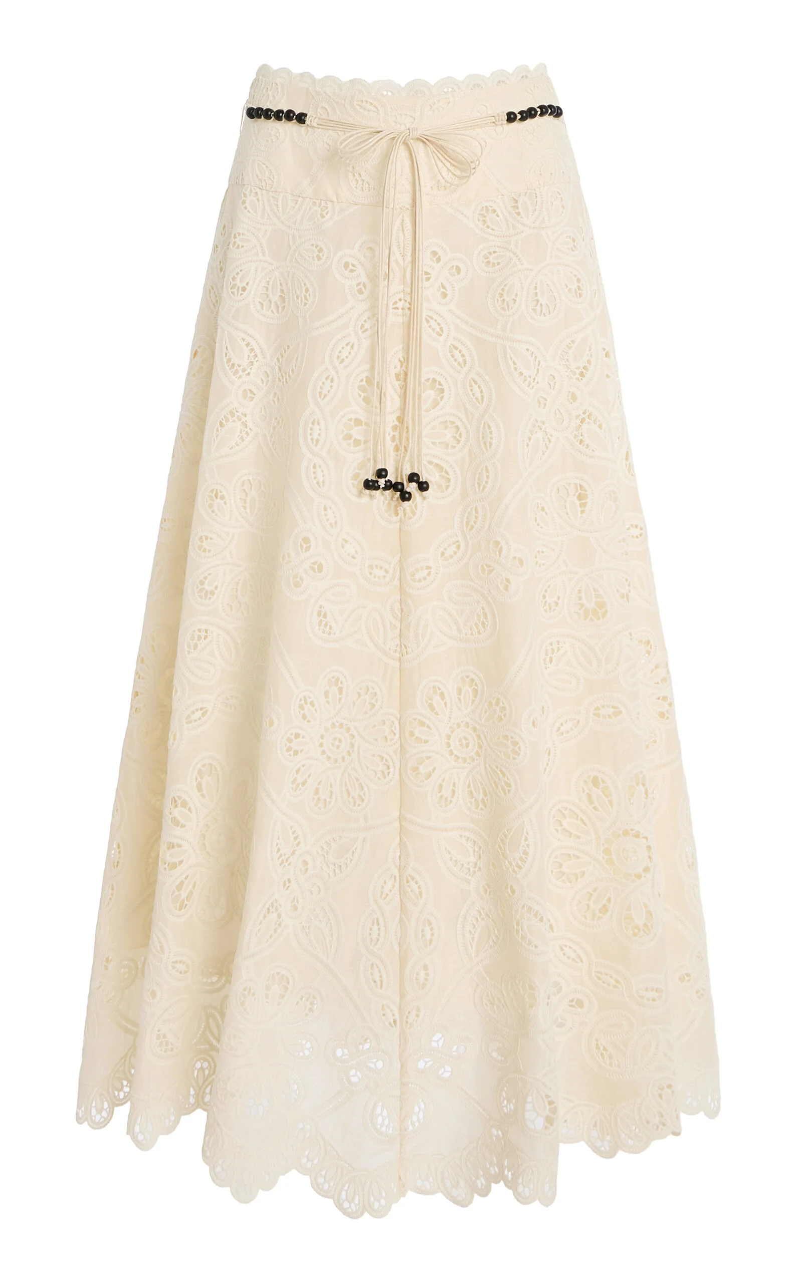Rhiannon Lace Maxi Skirt ivory - 1