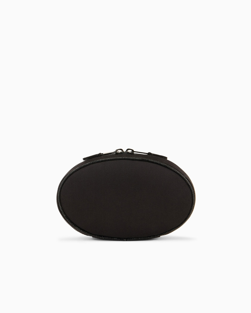 ROUND, SATIN CLUTCH BAG 3