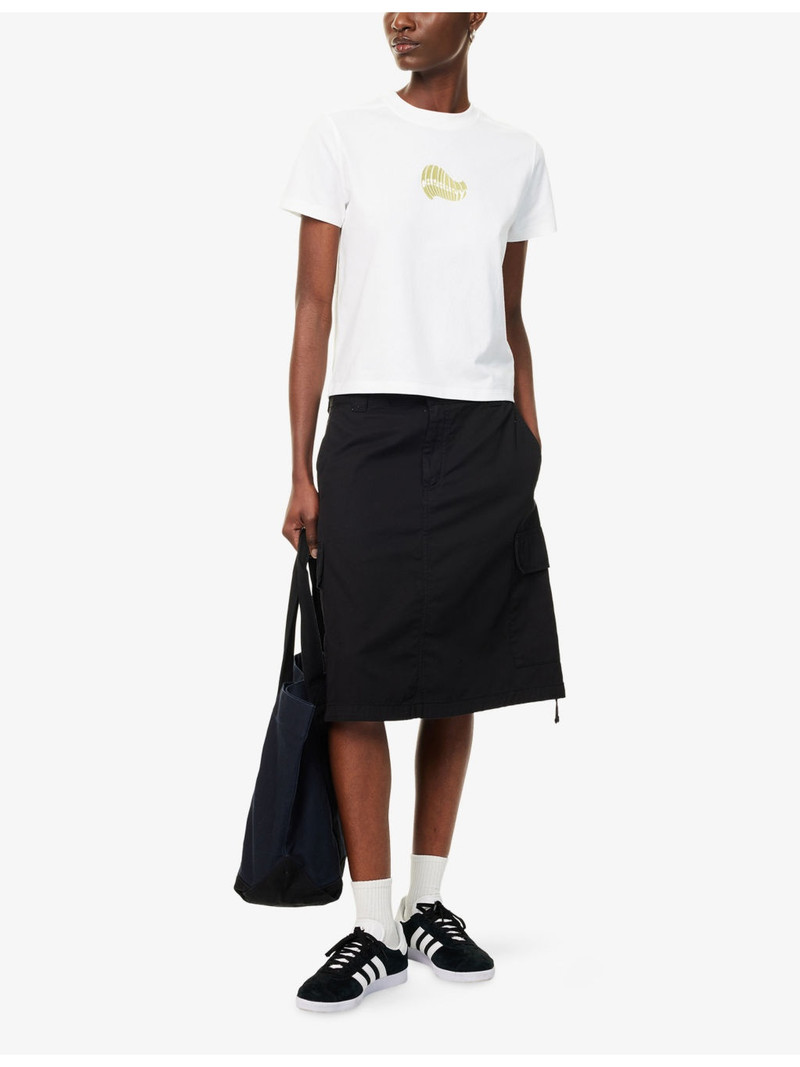 Carhartt W' Kingston Flap-Pocket Cotton-Twill Mini Skirt outlook