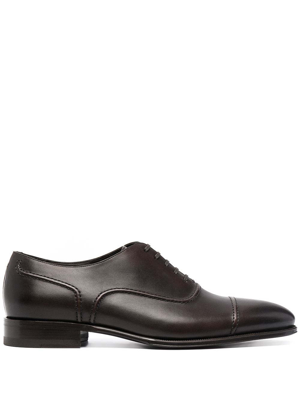 lace-up leather Oxford shoes - 1