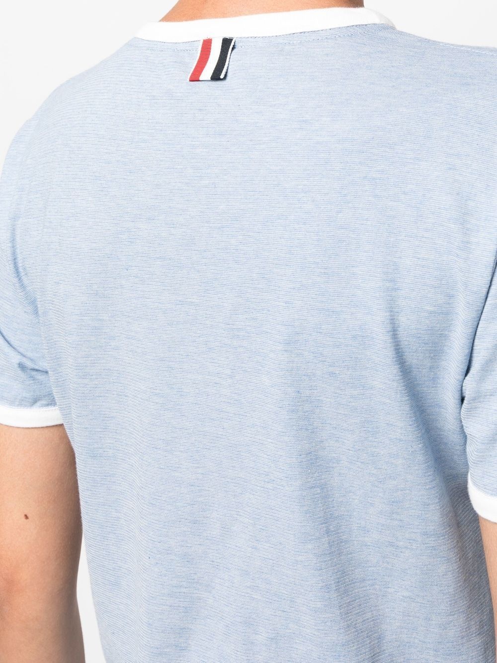 contrast-trim T-shirt - 5