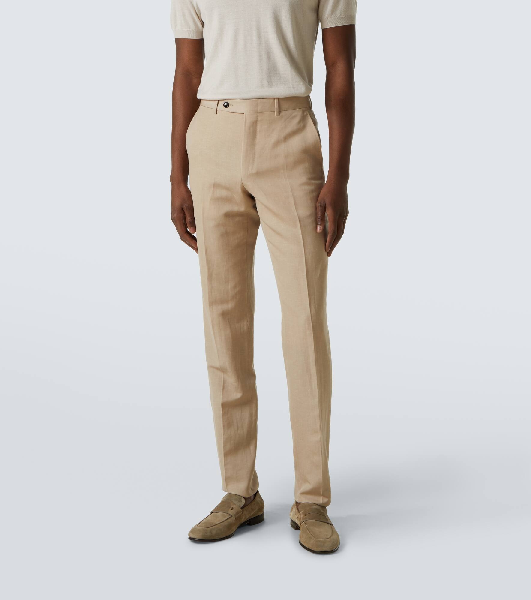 Trofeo wool and linen suit - 5