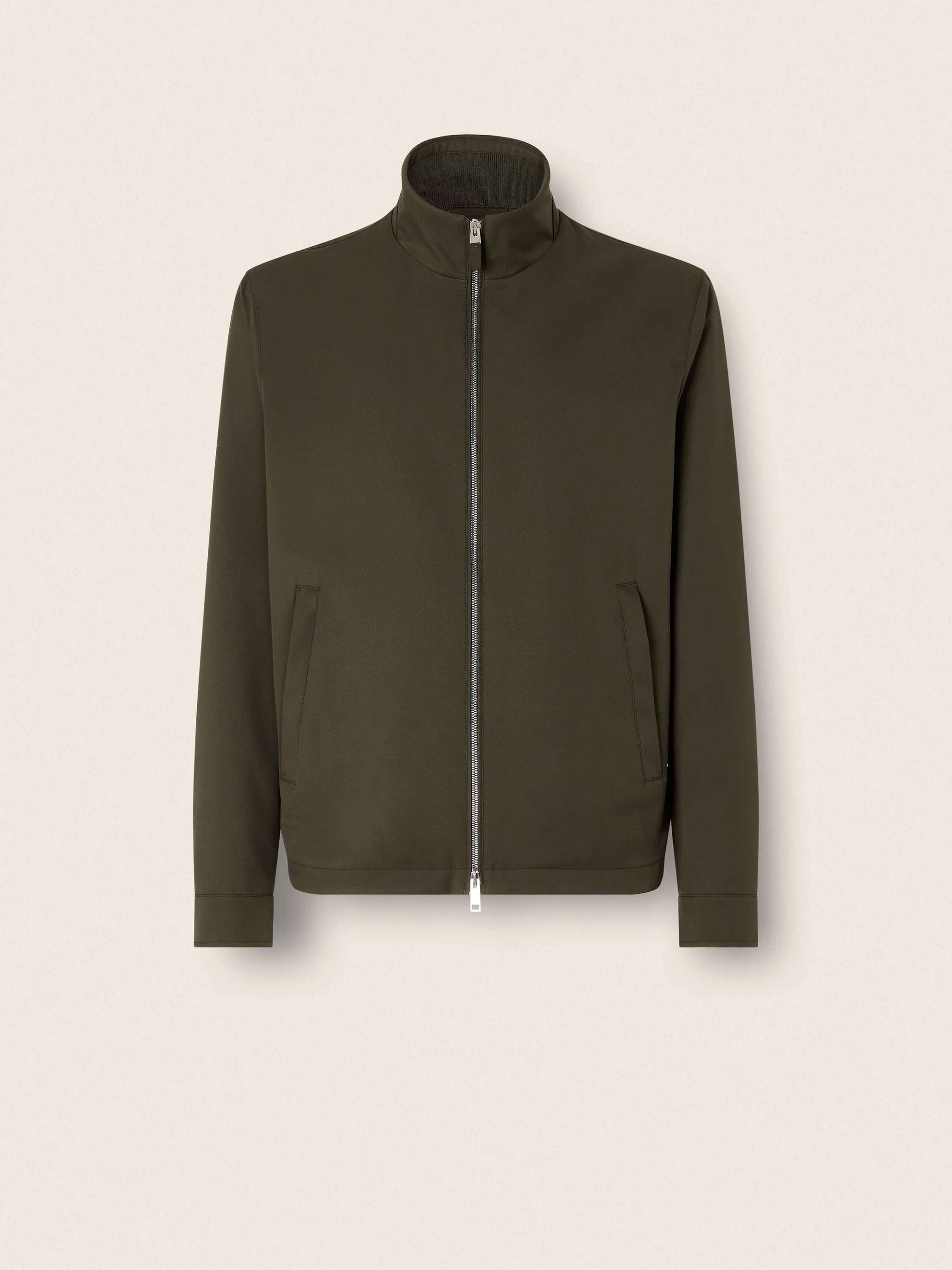 DARK OLIVE GREEN MICROFIBER MOTORIN 100CC BLOUSON - 1
