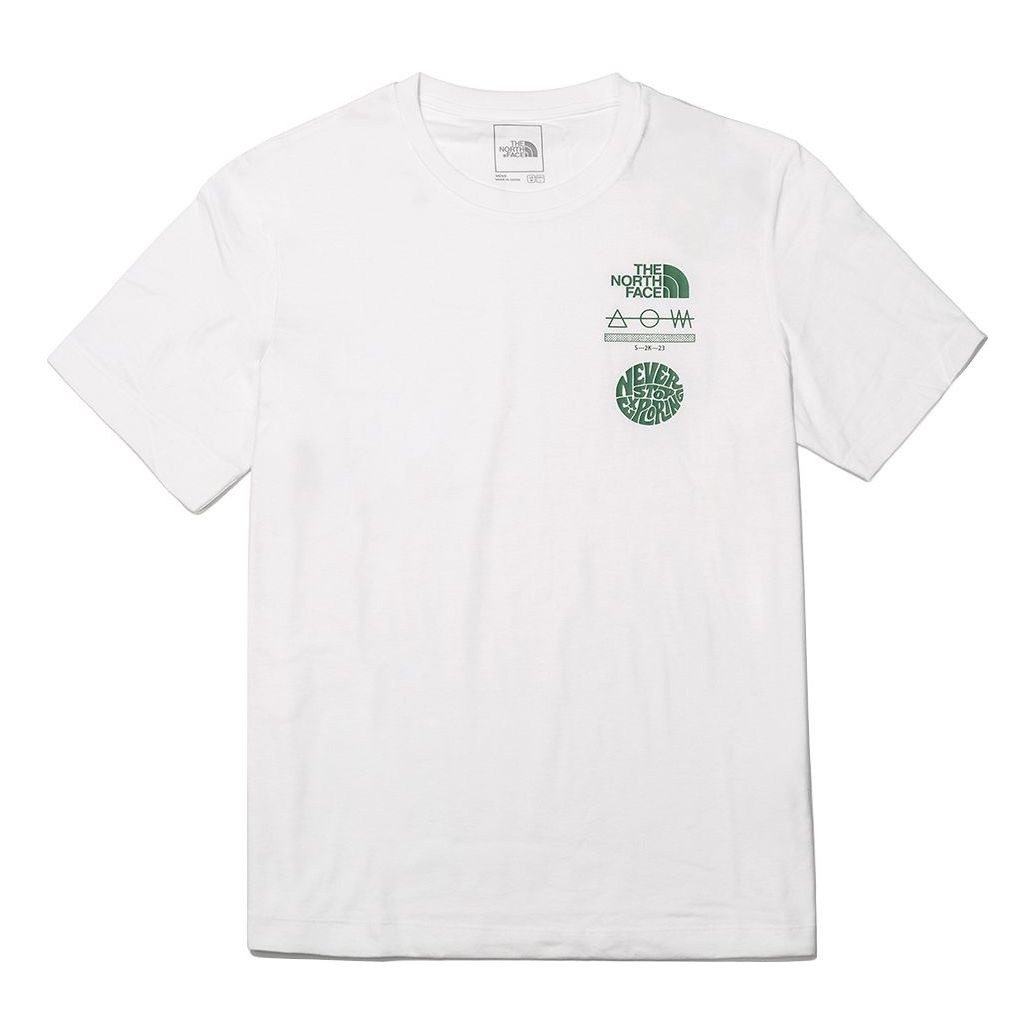 THE NORTH FACE Graphic Short Sleeve T-Shirt 'White' NF0A7WF4-FN4 - 1
