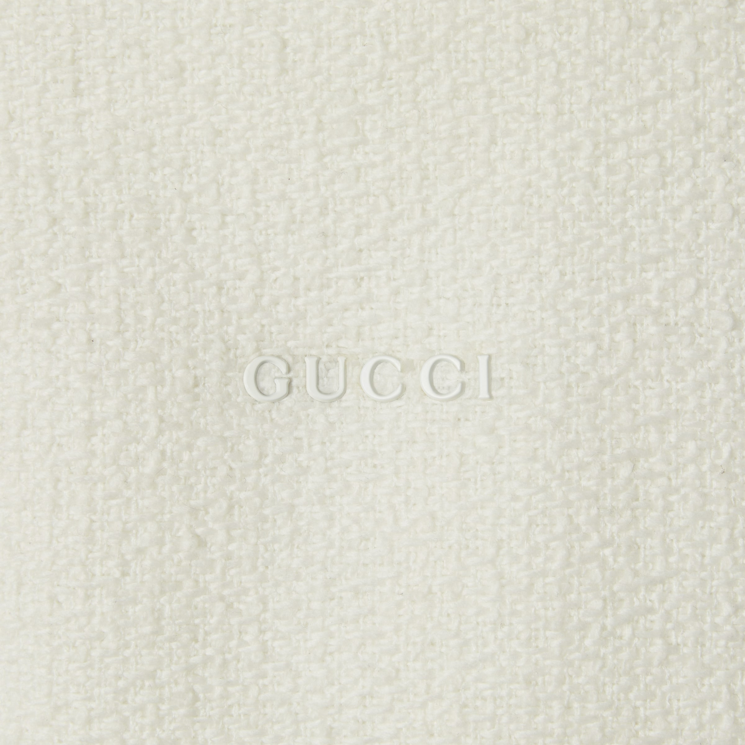 Wool bouclé jacket with logo - 6