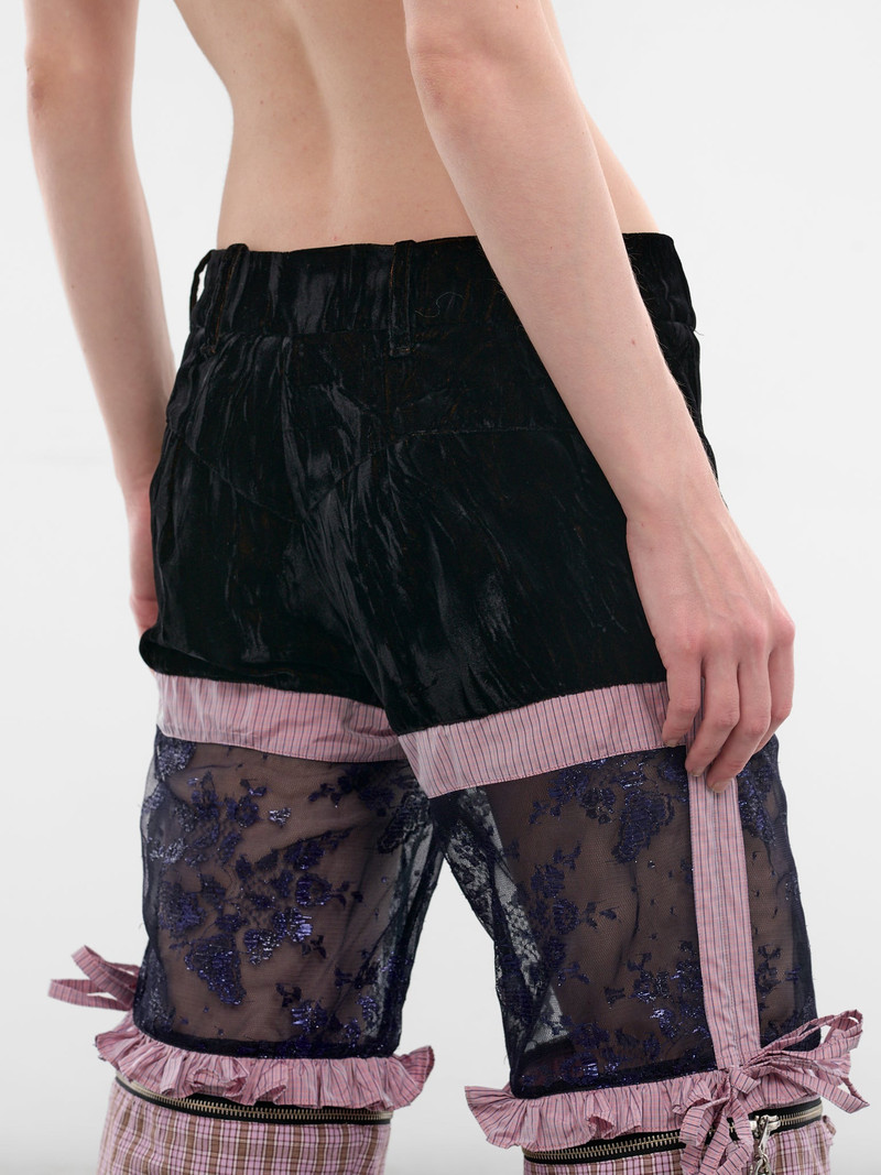 Kickfull Patchwork Hybrid Capri Pants 4