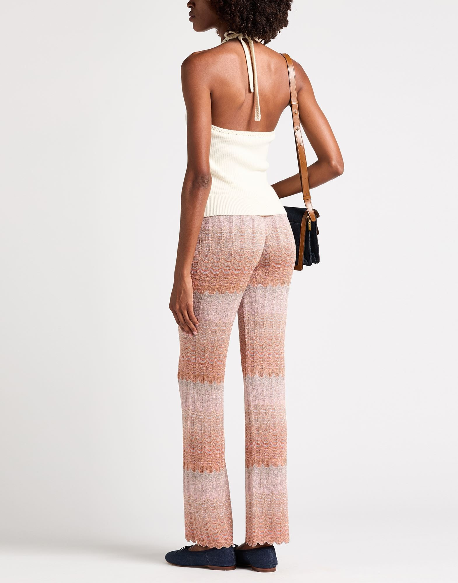 Pink Women's Casual Pants - 4