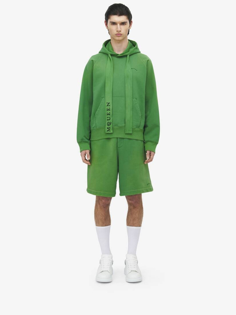 Alexander McQueen Stonewashed Jersey Hooded Sweatshirt outlook