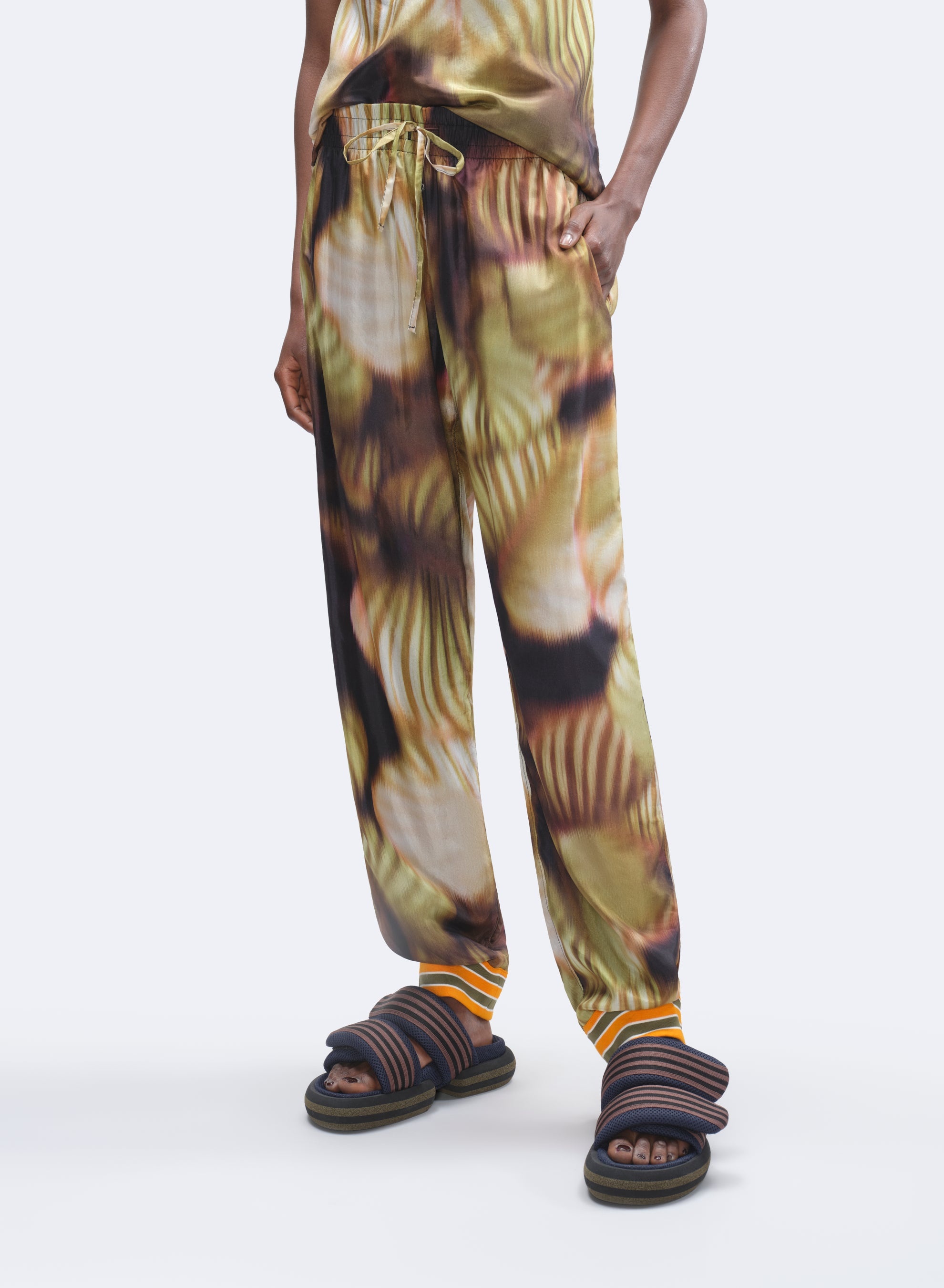 CASUAL PANTS IN SILK - 7