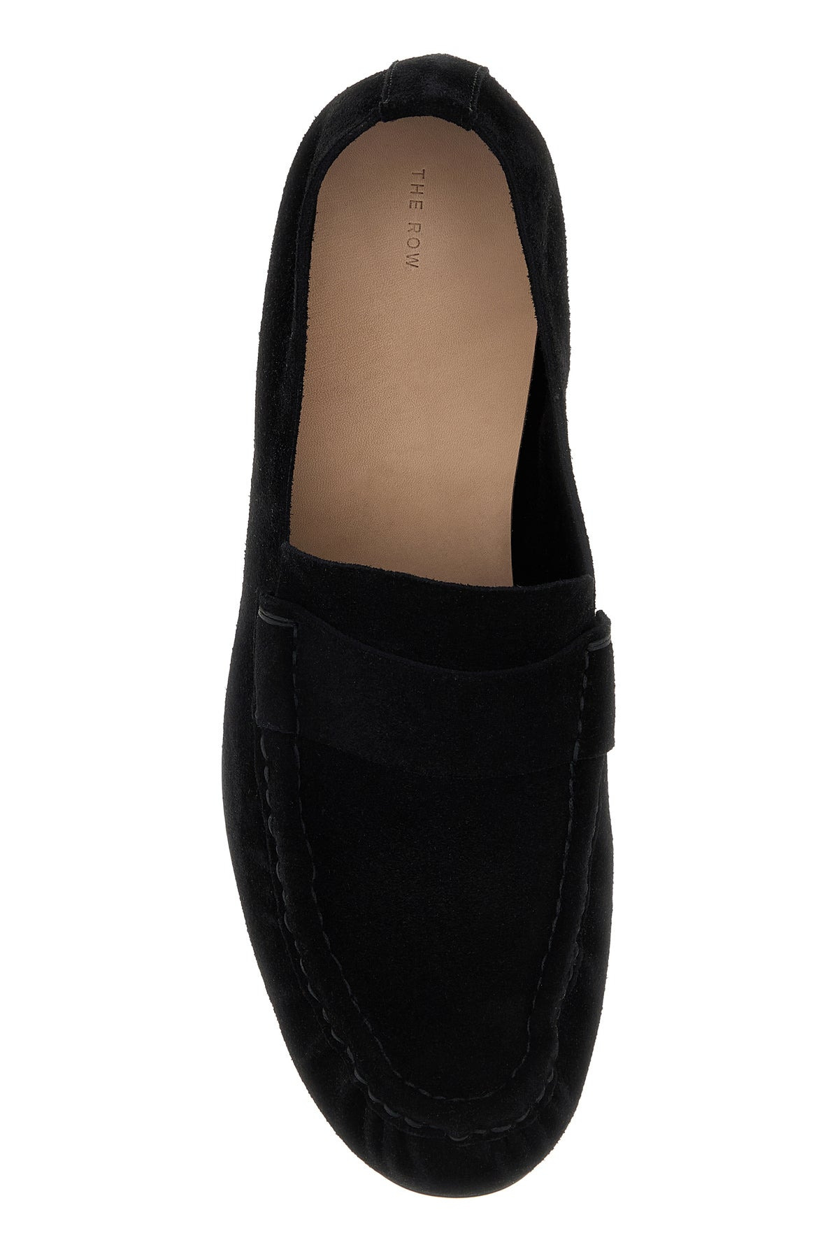 Black leather loafers - 4