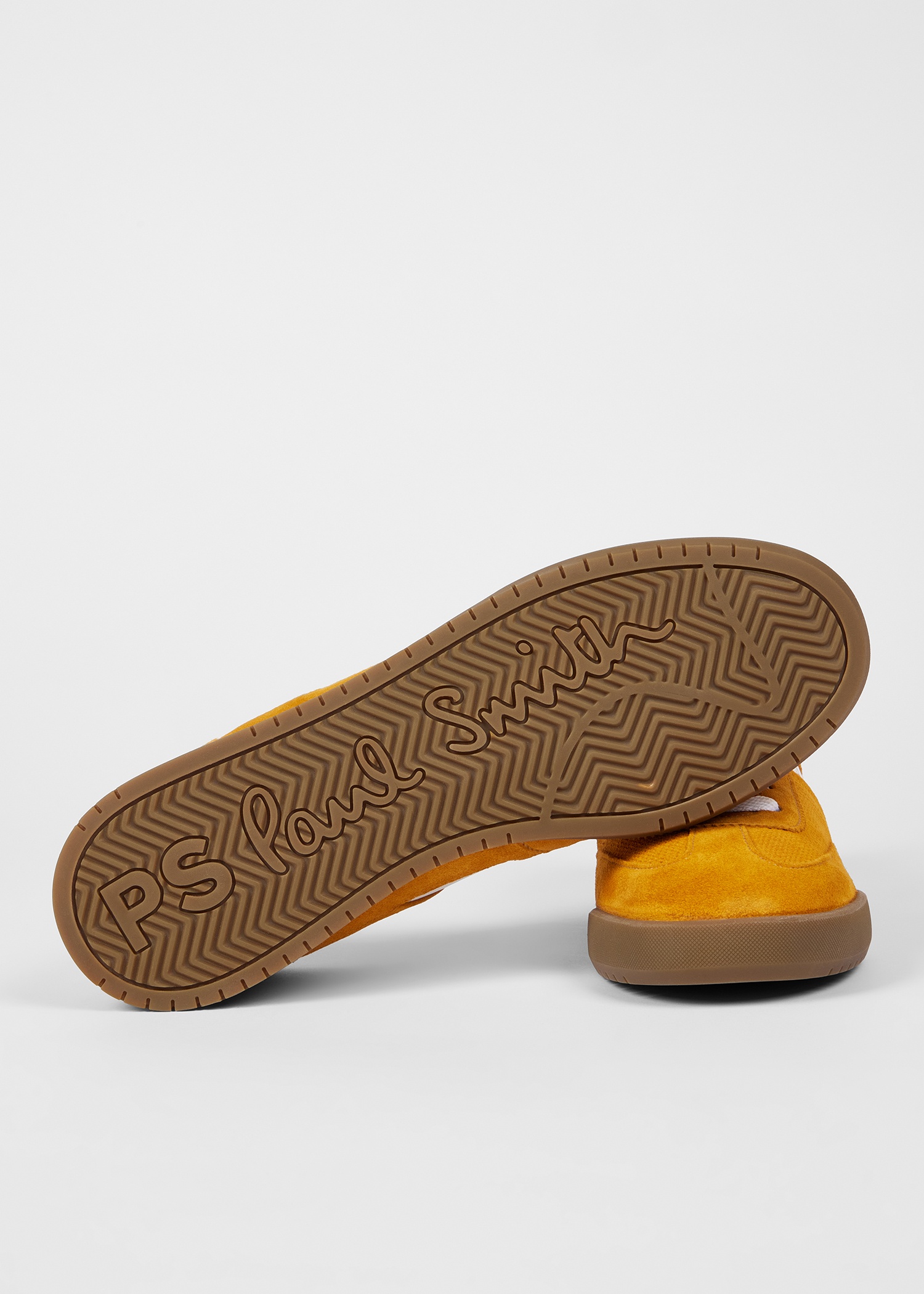 Yellow Ochre Suede 'Dover' Trainers - 5