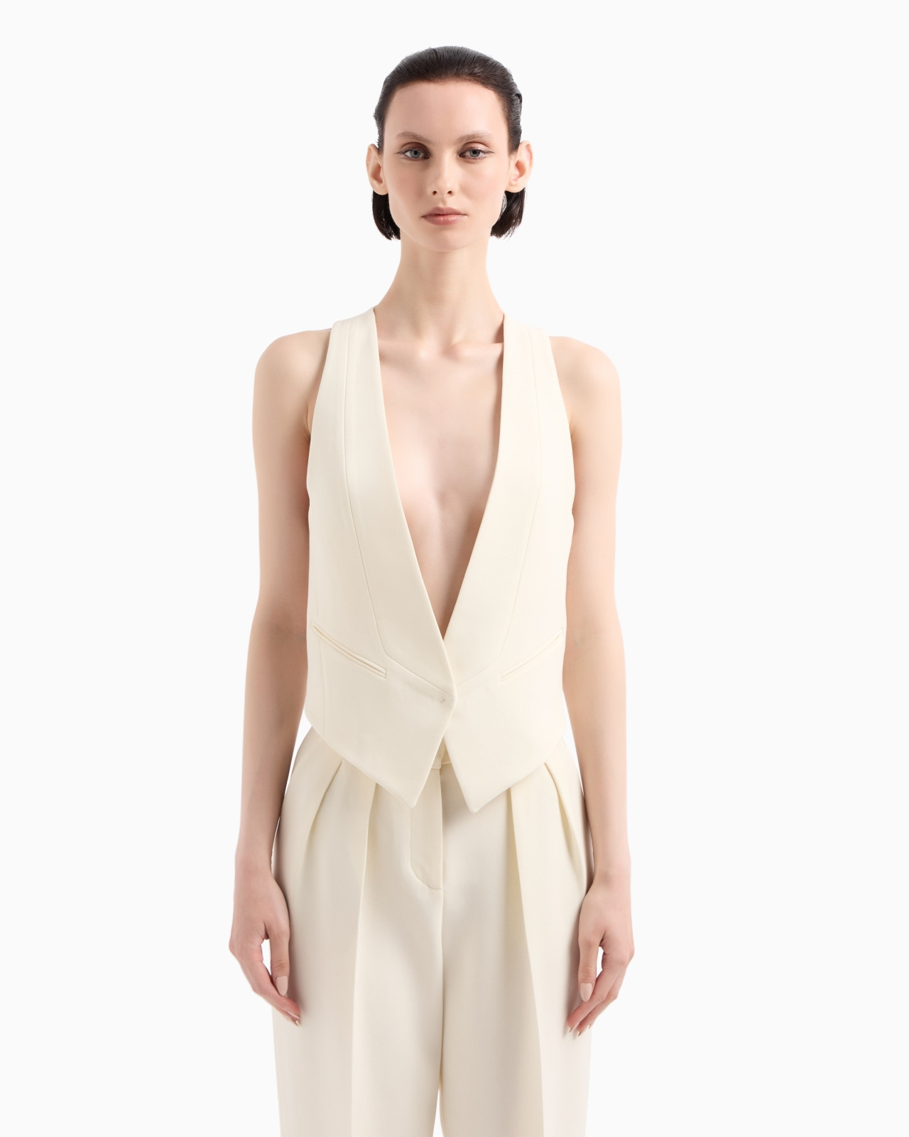 GLITTER JACQUARD SILK-CADY SINGLE-BREASTED JACKET - 4