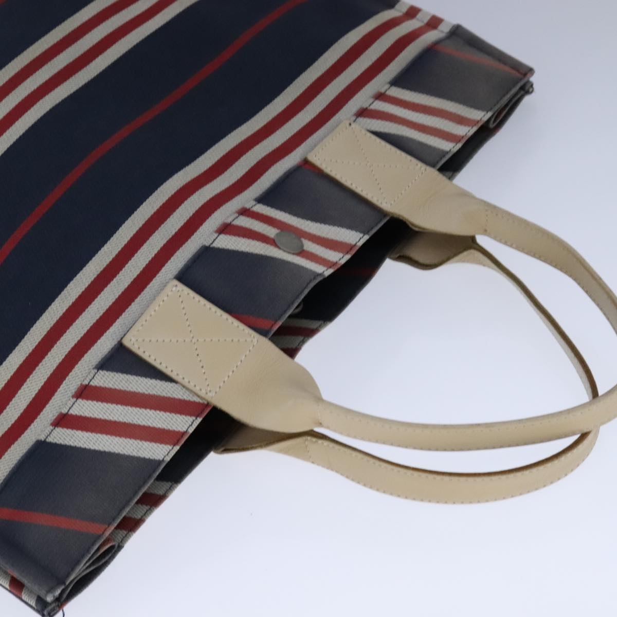 Burberry Blue Label Tote Bag Canvas Navy - 6