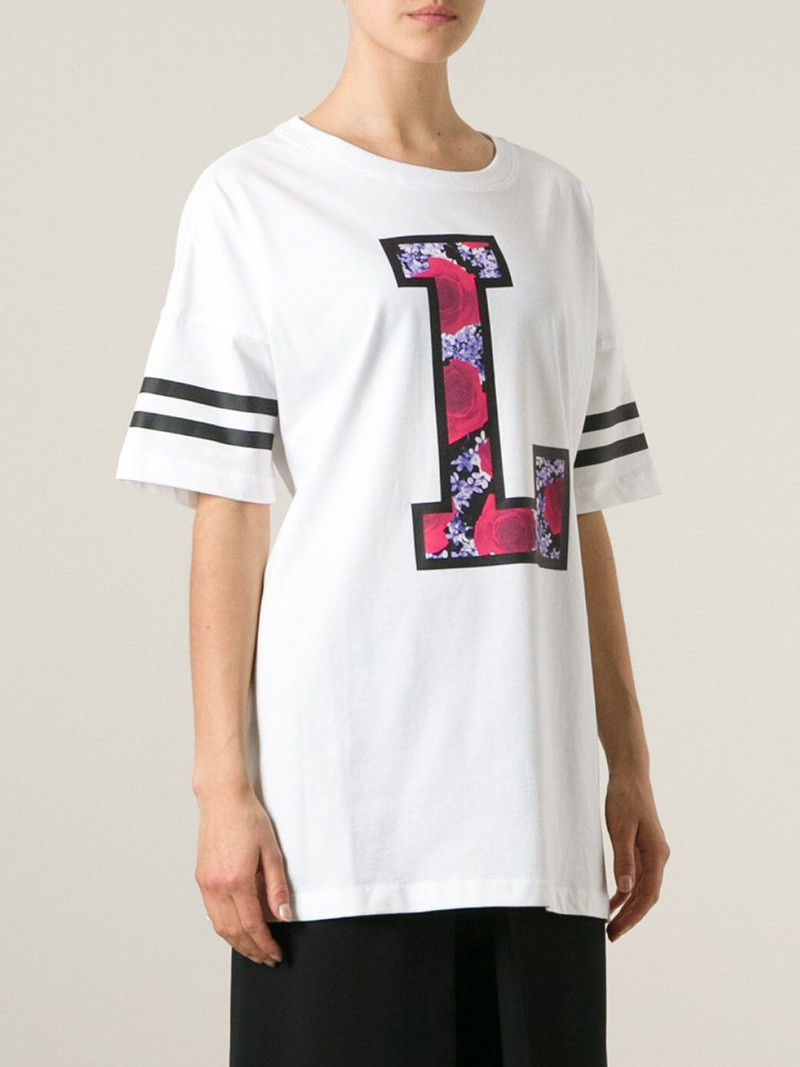 varsity print T-shirt 3
