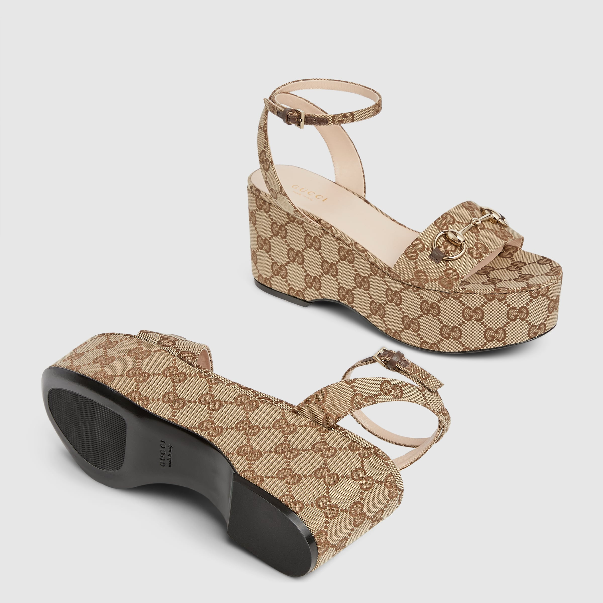 Women's Horsebit flatform sandal - 6