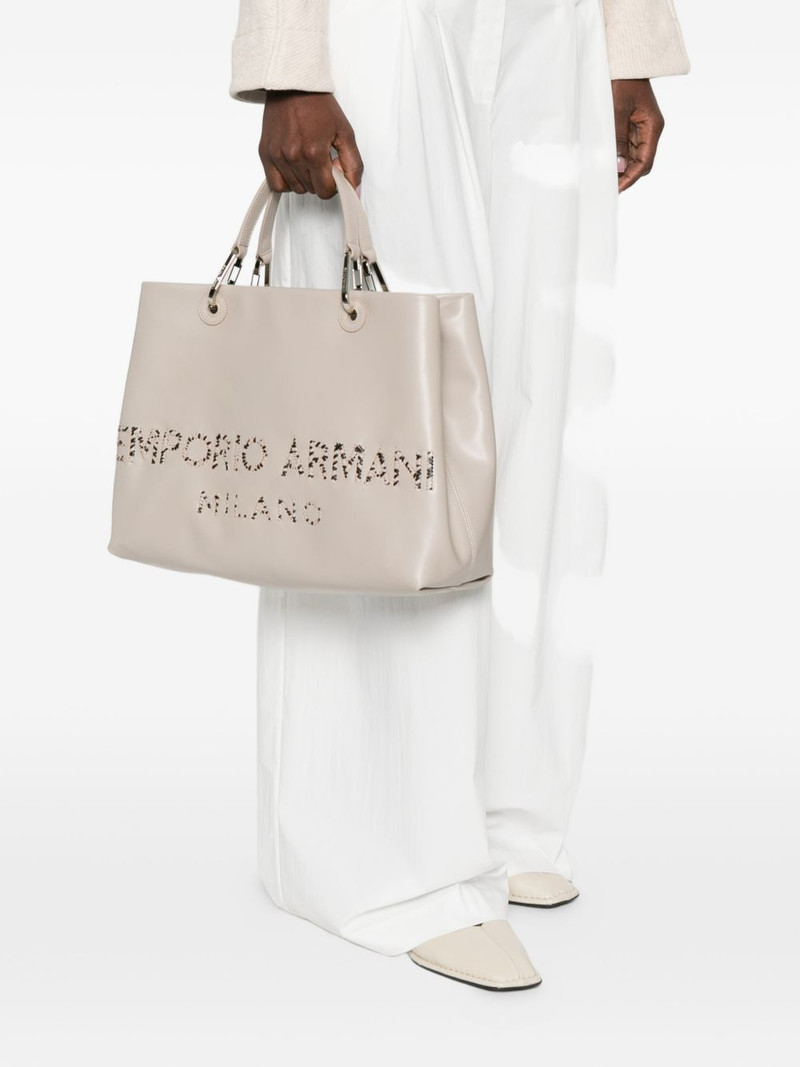 EMPORIO ARMANI logo tote bag outlook
