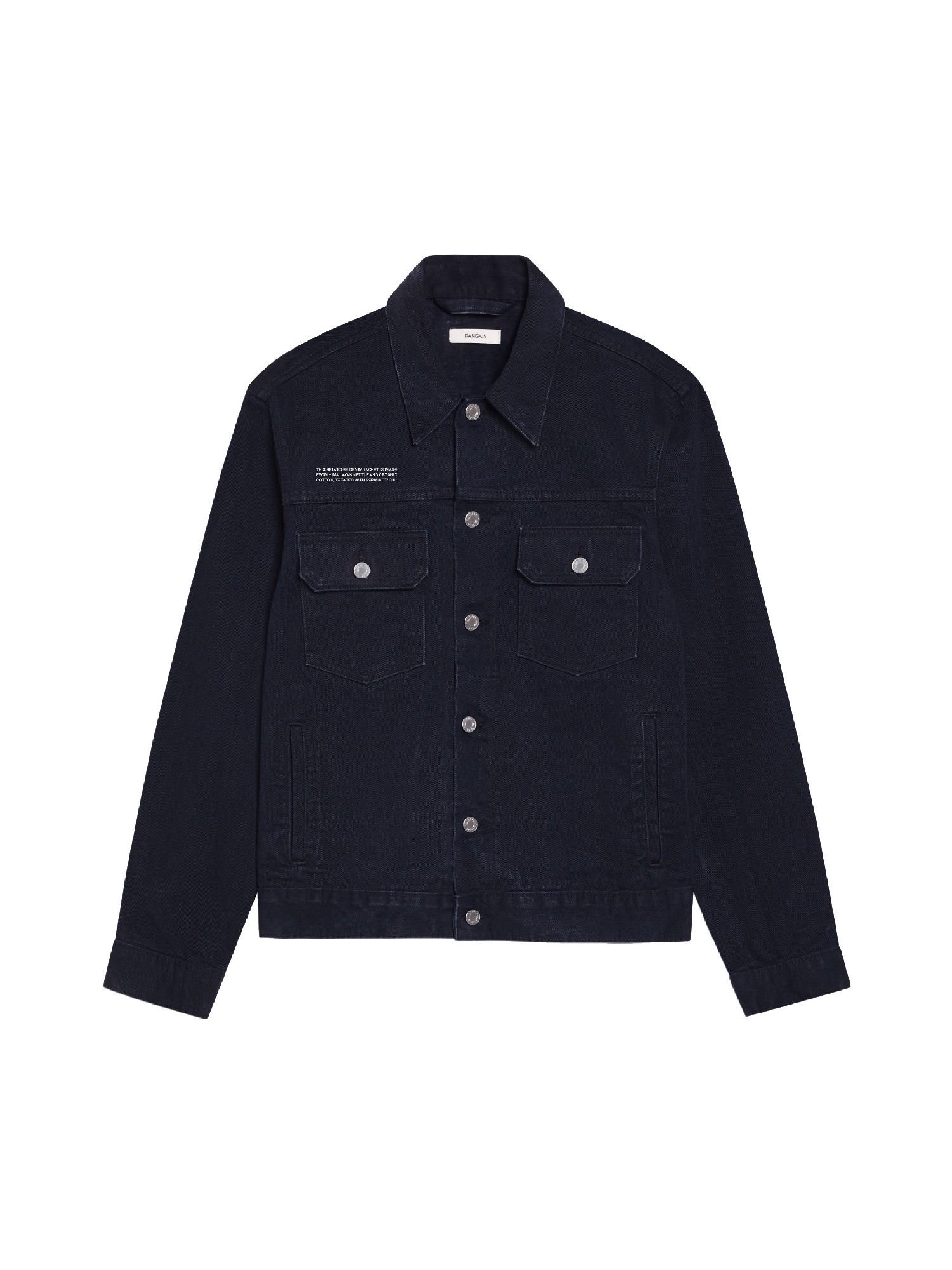 Mens Nettle Denim Jacket - Black - 1