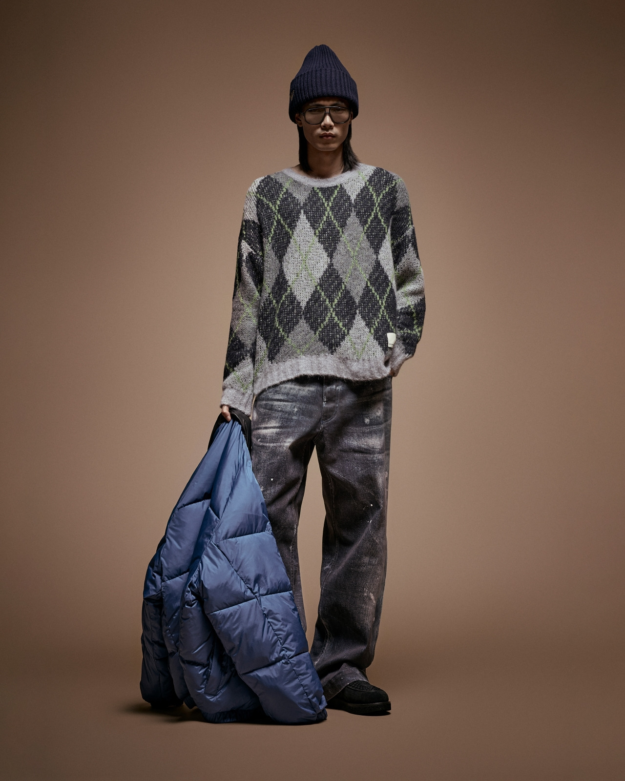 NEW YORK CAPSULE COLLECTION RIBBED WOOL-BLEND BEANIE - 4