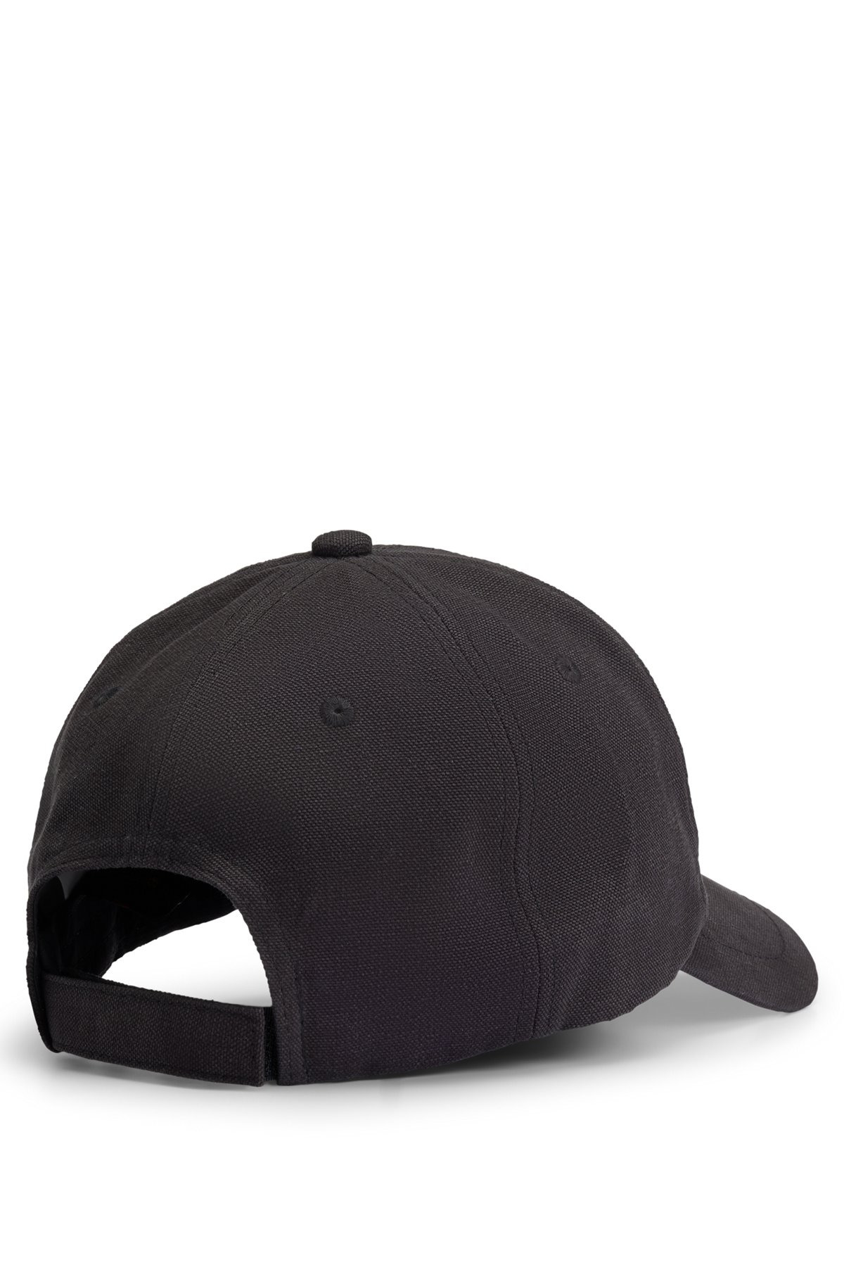 COTTON-CANVAS CAP WITH RUBBER-PRINT LOGO - 3