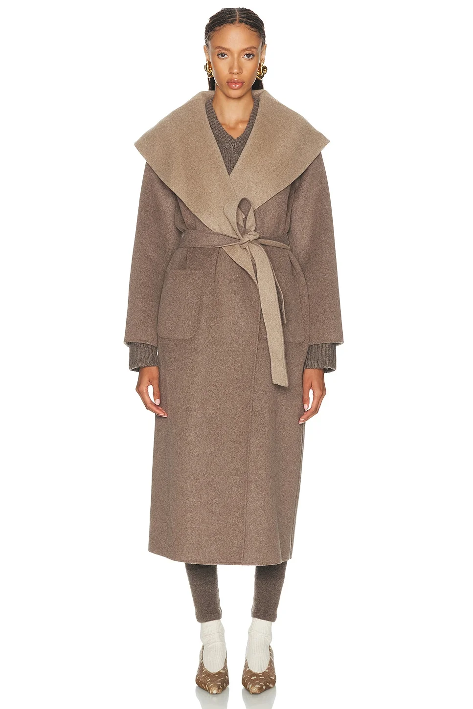 Allura Reversible Belted Coat - 1