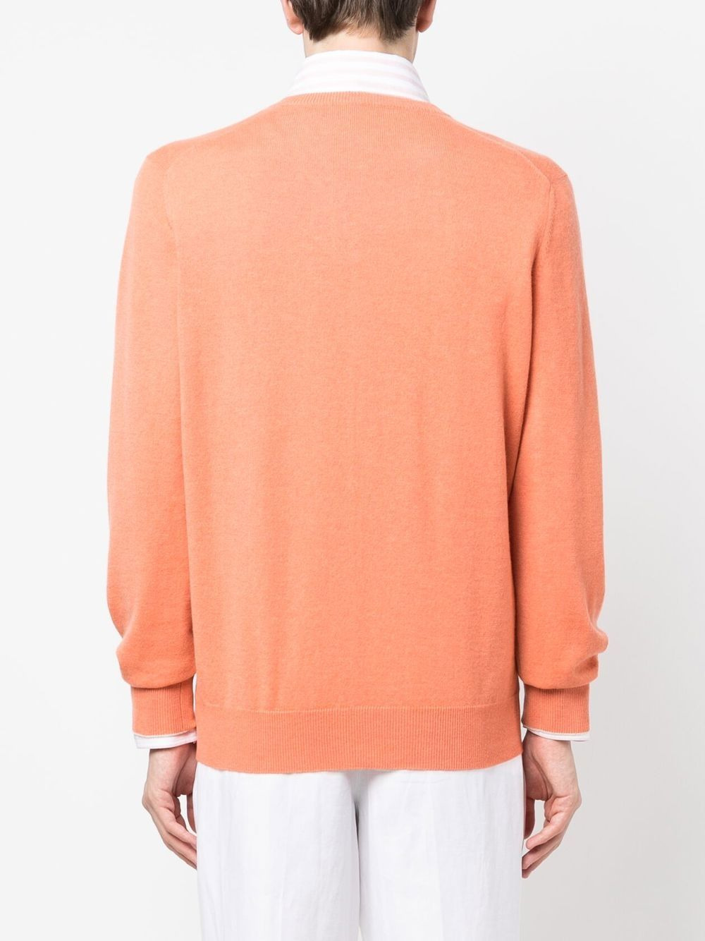 V-neck cashmere jumper - 4
