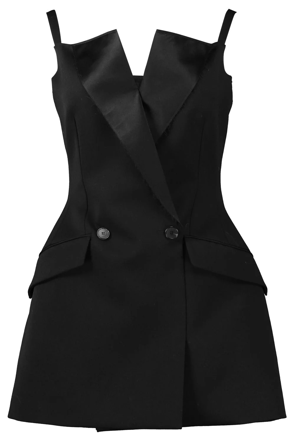 Sleeveless Tailoring Dress - 1