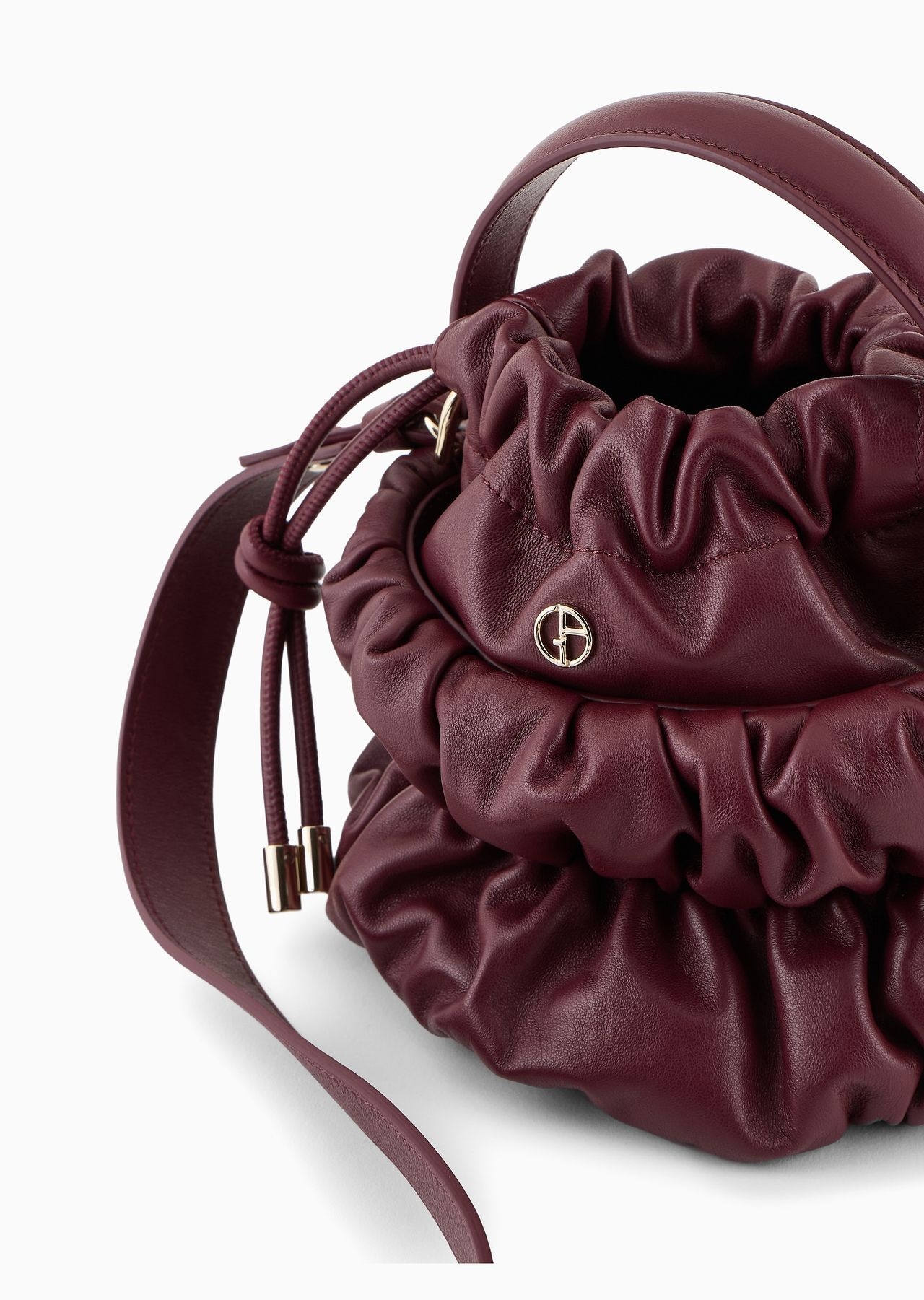 ASV small nappa leather bucket bag - 5