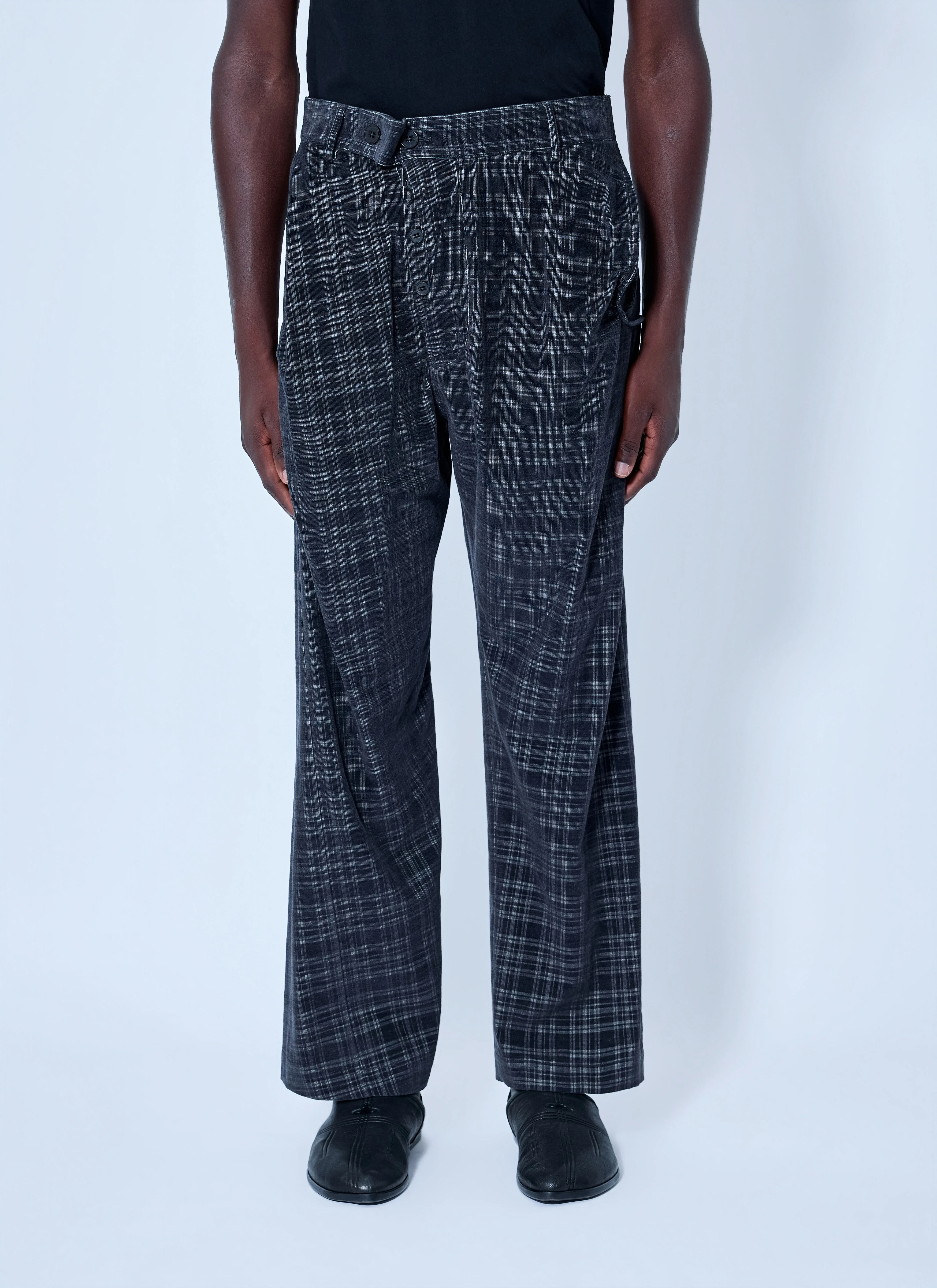 Straight Drunken Trousers - 1