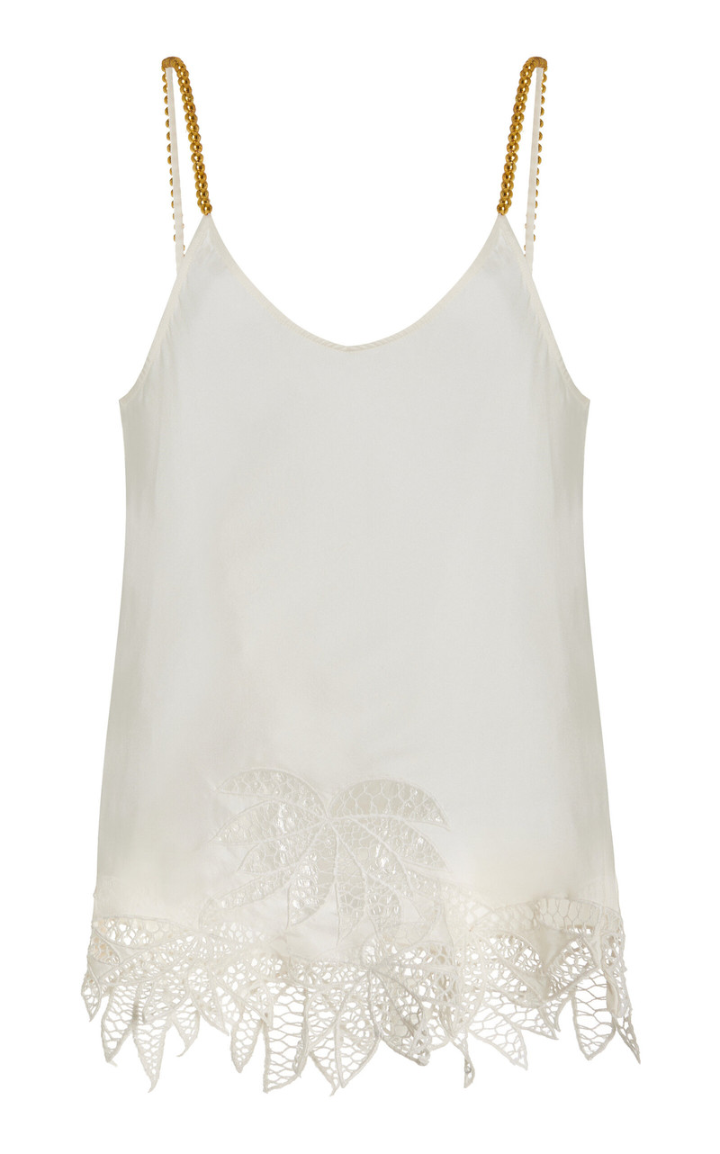 Bennett Silk Camisole Top white 1