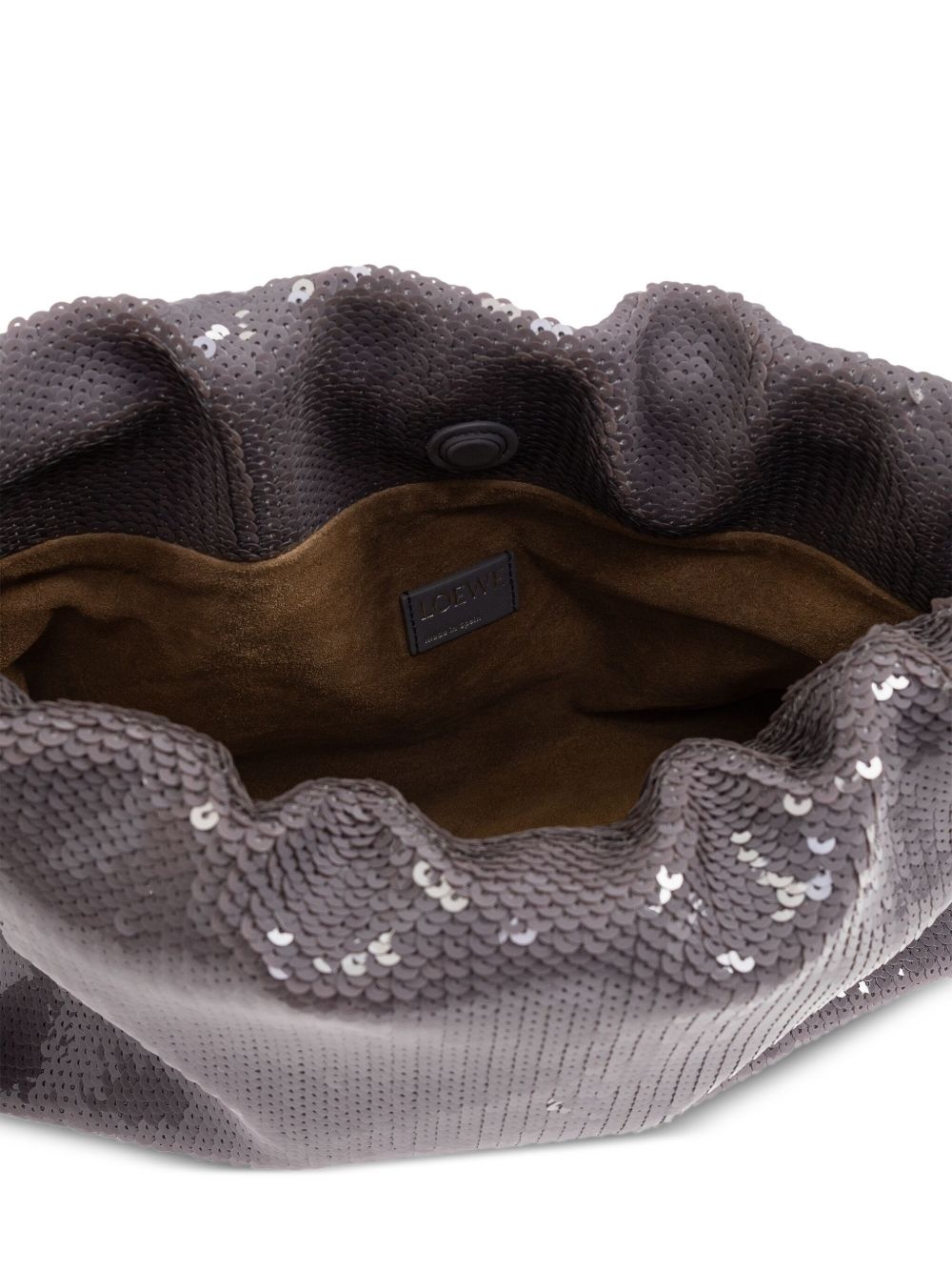 sequin-embellished shoulder bag - 5