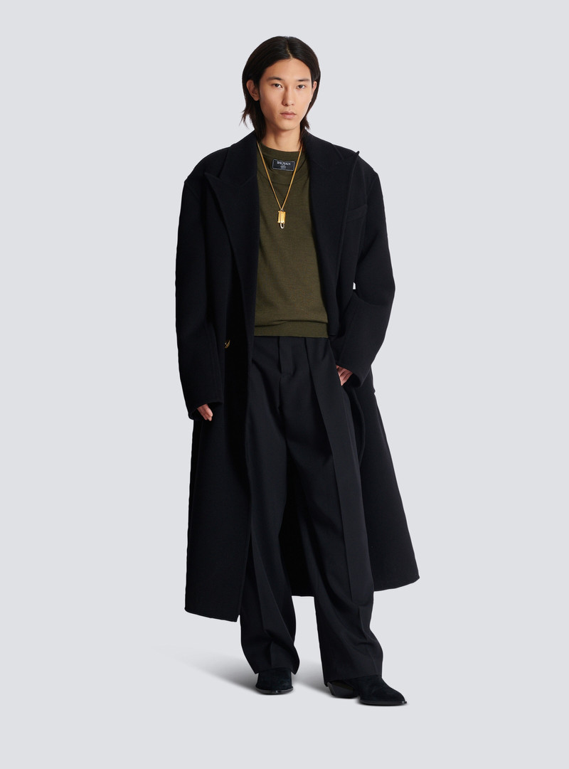 Balmain Knitted double-collar jumper outlook