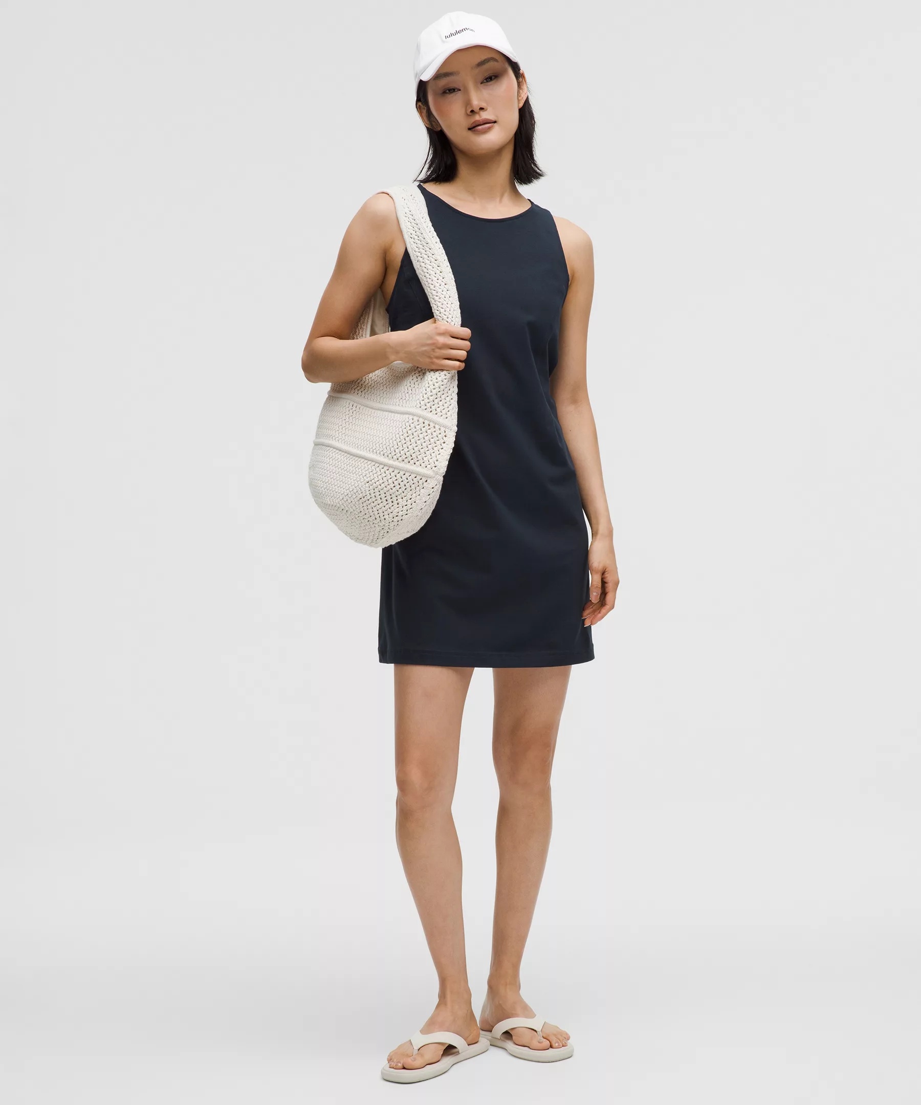 Organic Cotton Cinched-Waist Dress - 1
