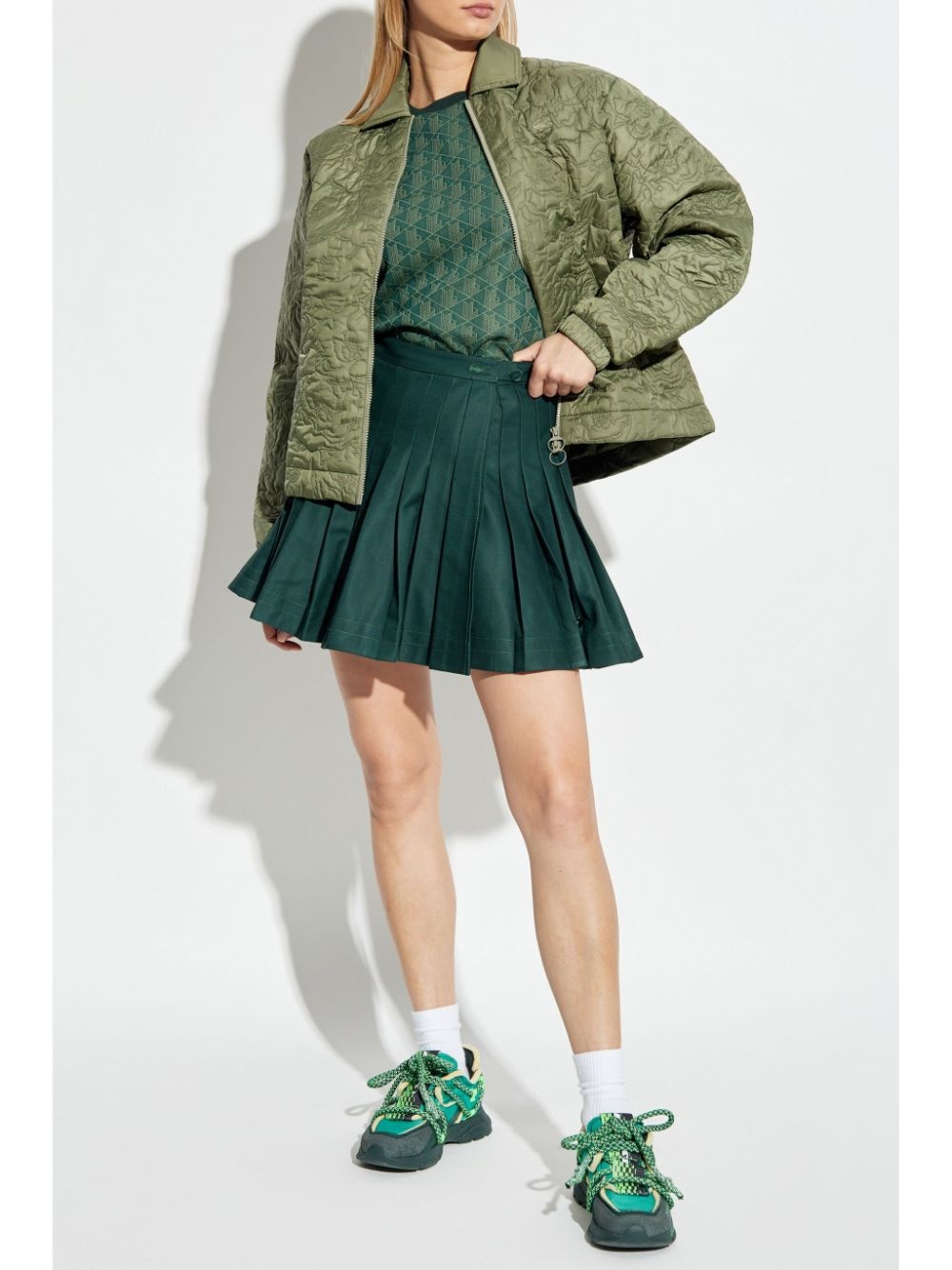 floral-quilted jacket - 2