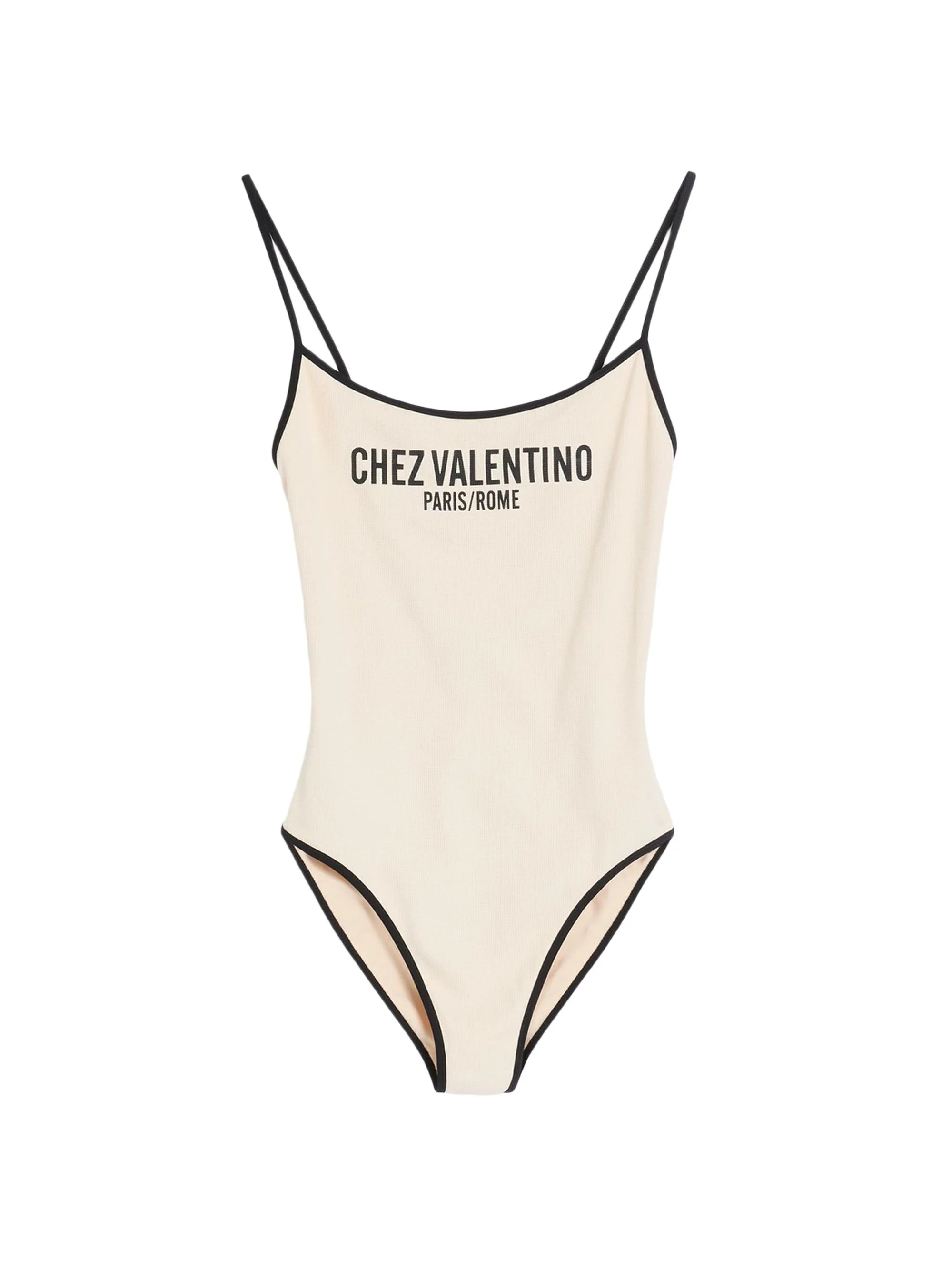 Women's Lycra Piqué Swimsuit - Birch Black - 1