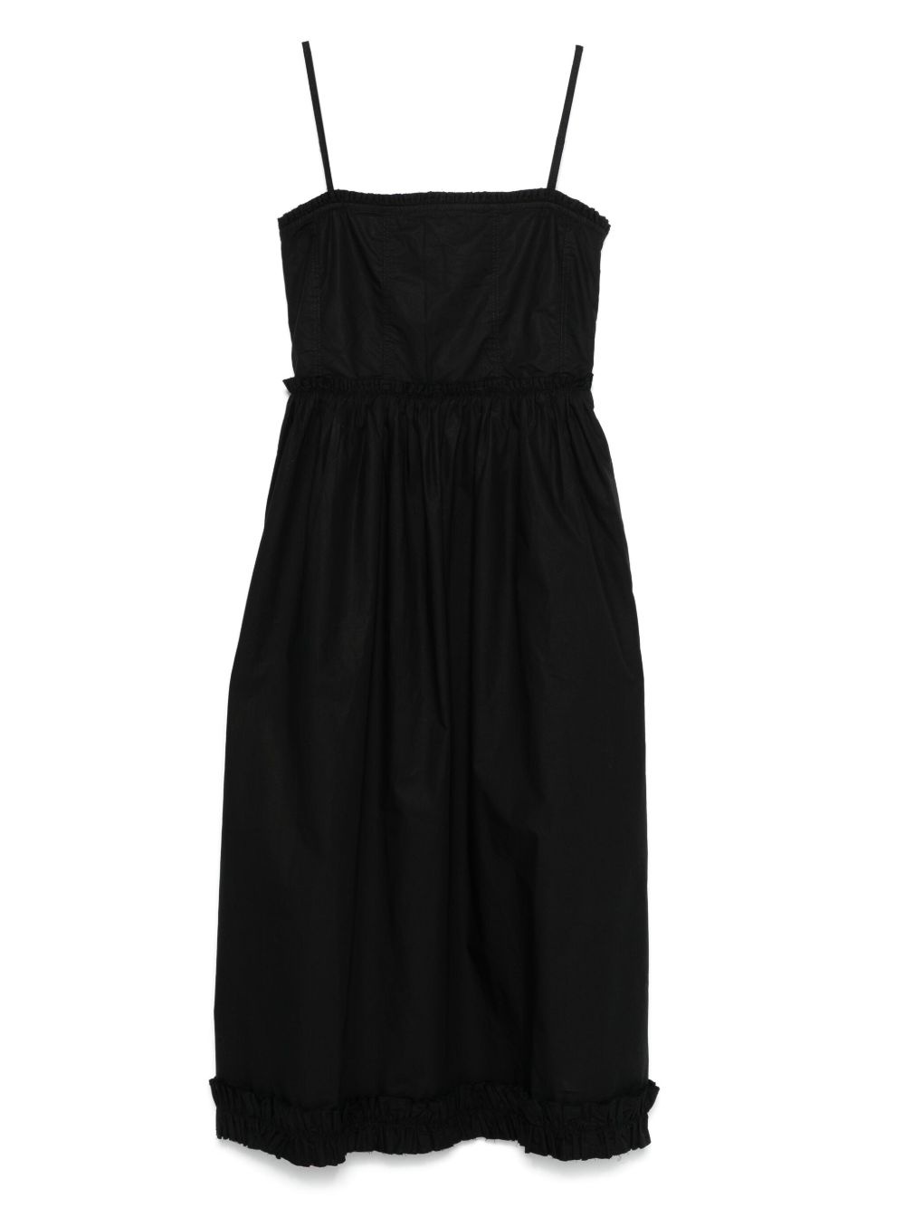 cotton midi dress - 1