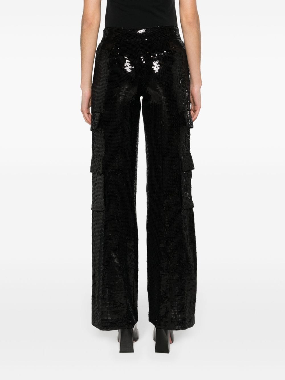 Hayes sequinned cargo pants - 4