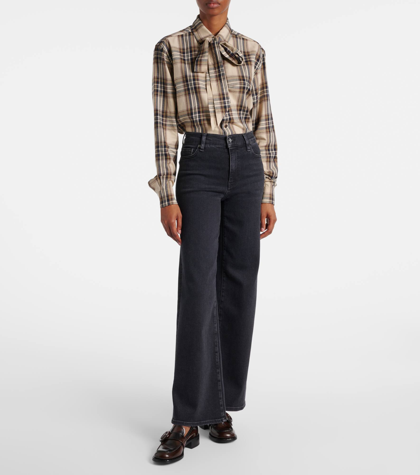 Le Slim Palazzo wide-leg jeans - 7