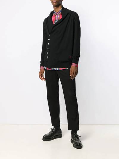 Alexander McQueen cashmere off-centre buttoned cardigan outlook