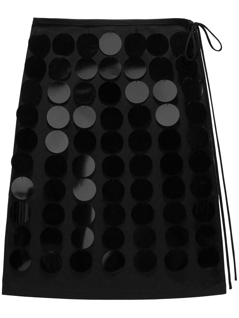 sequin-embellished midi skirt - 1