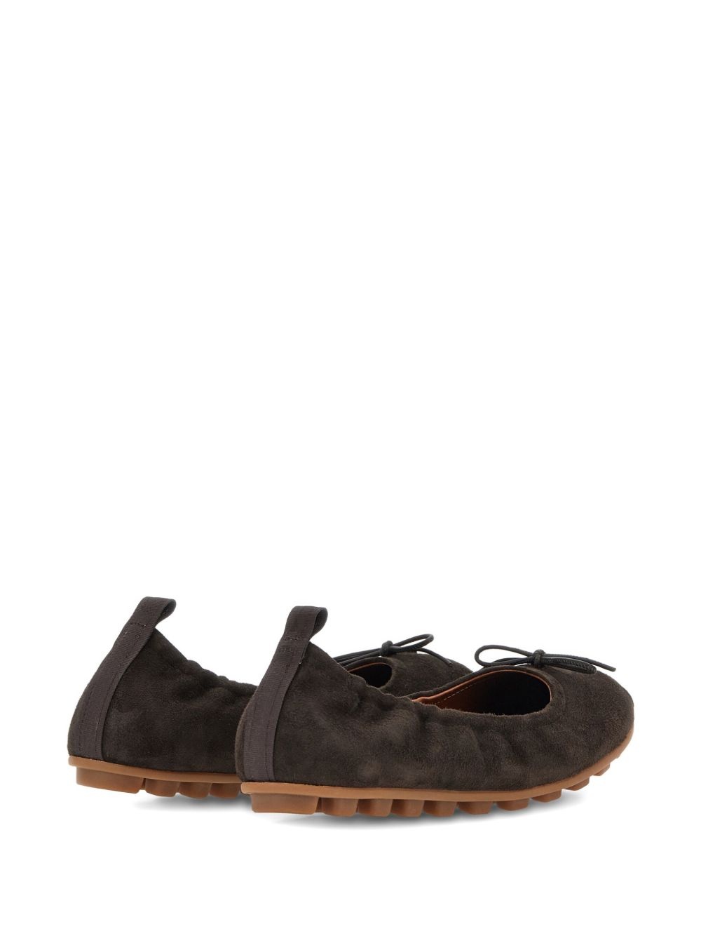 suede ballerina shoes - 3