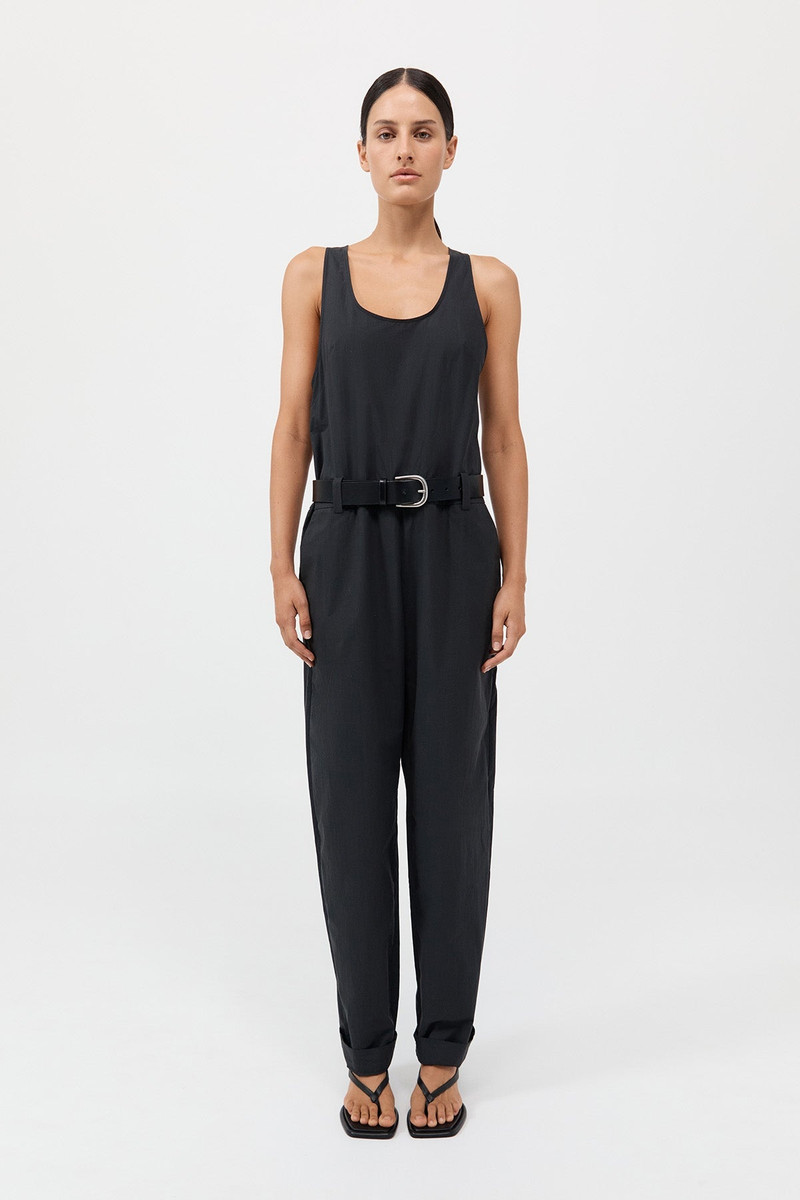 Organic Cotton Jumpsuit - Black 2
