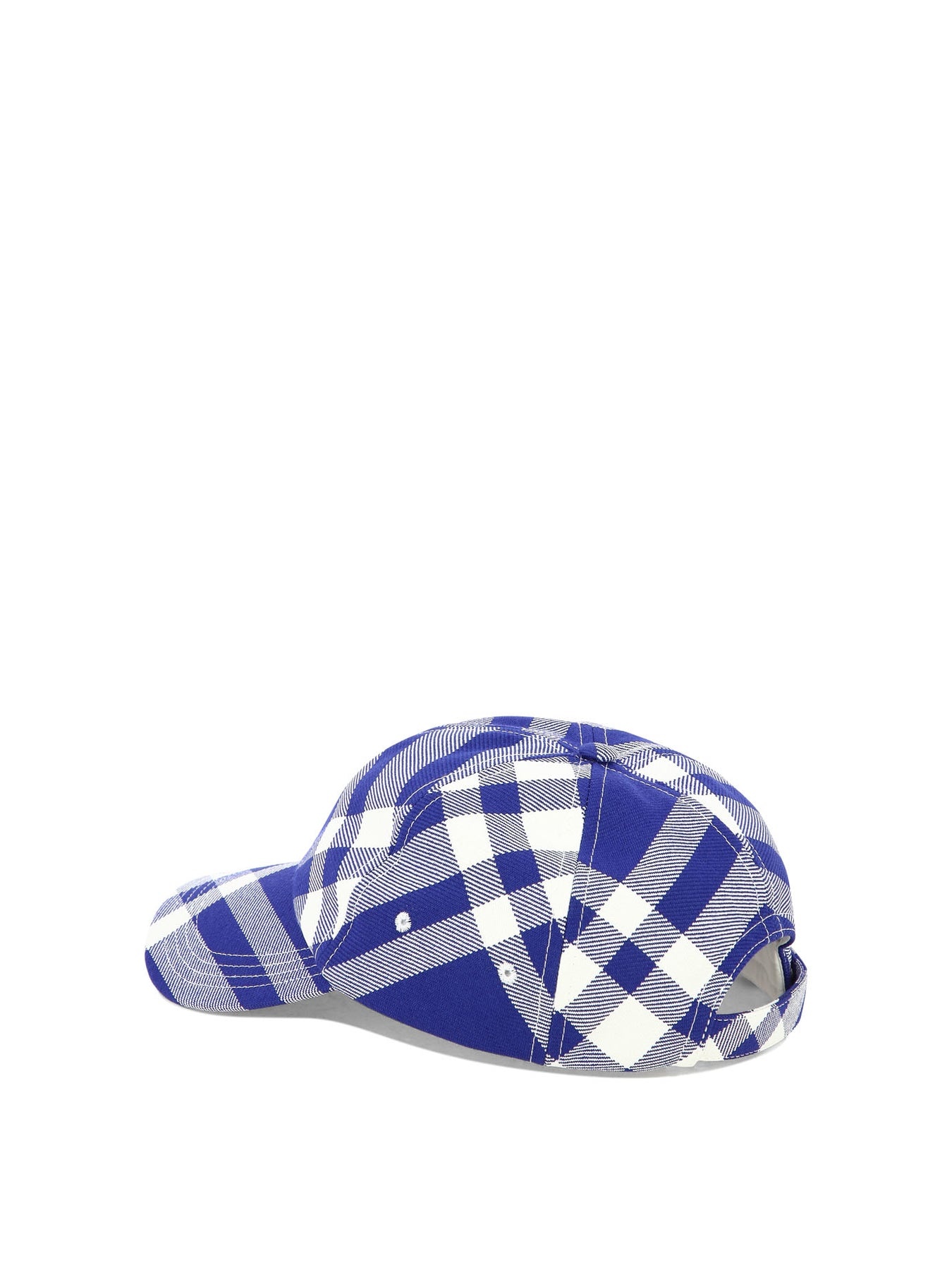 Check Baseball Cap Hats Blue - 3
