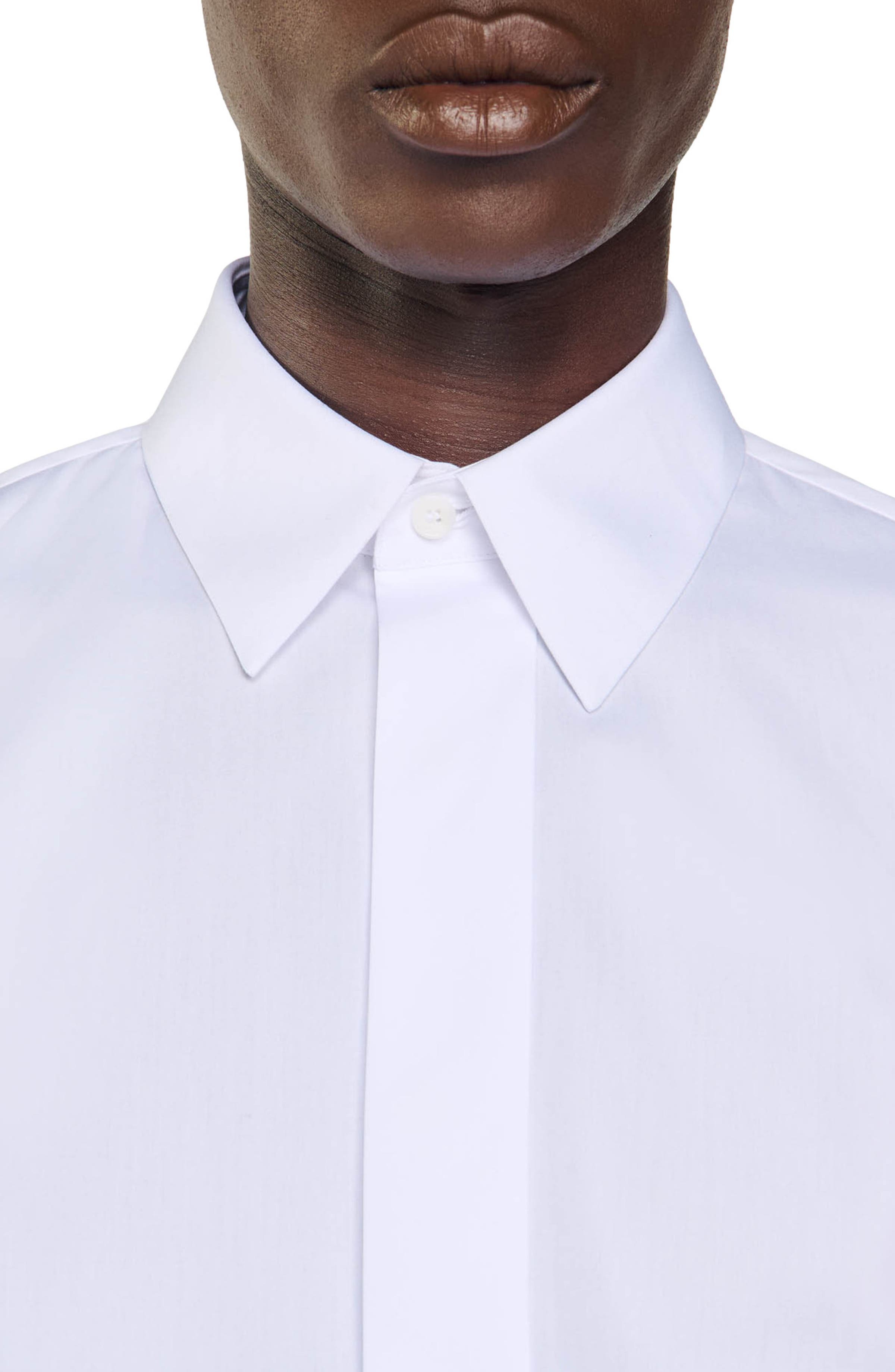SANDRO Cotton shirt in White at Nordstrom - 3