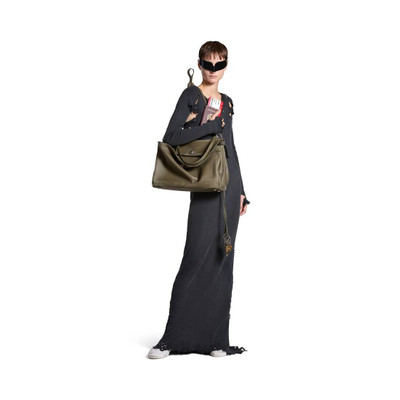BALENCIAGA Women's Lingerie Maxi Dress in Black outlook