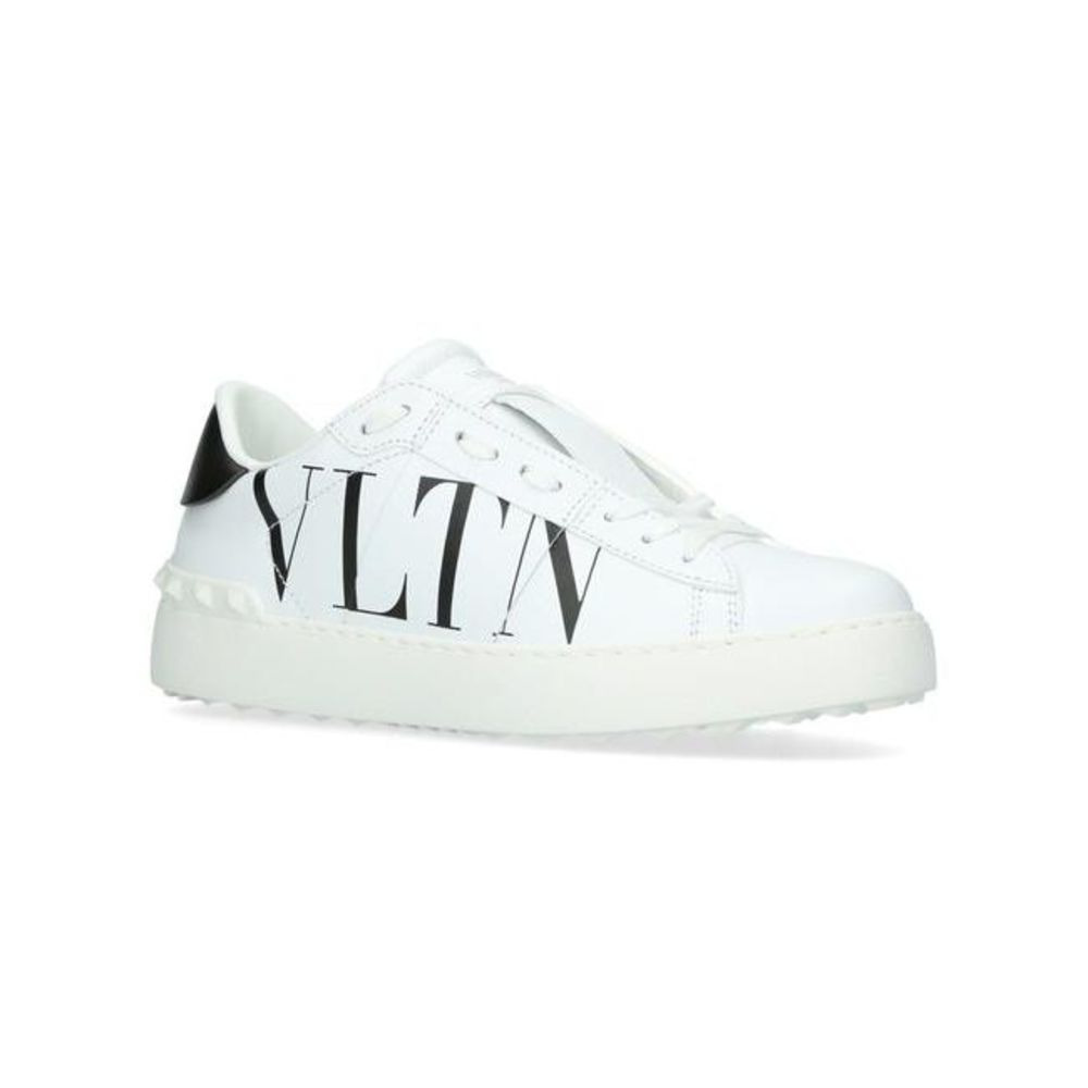 Valentino Garavani Women White/ Black Garavani Vltn Open Sneakers - 3