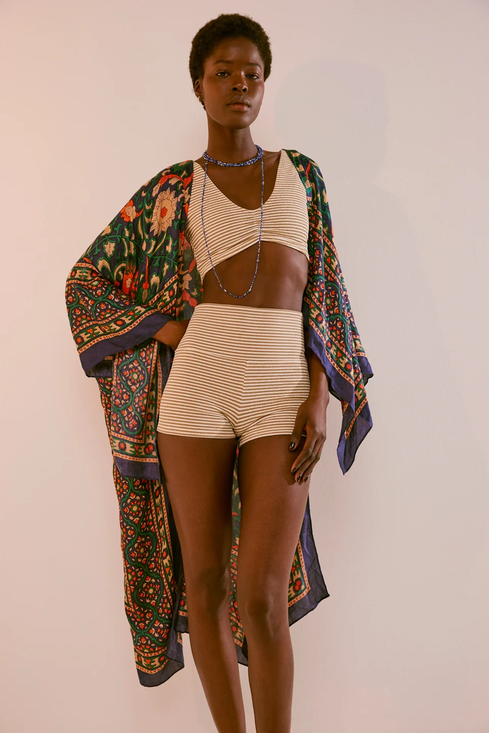 Magic Dance Border Print Duster - 1