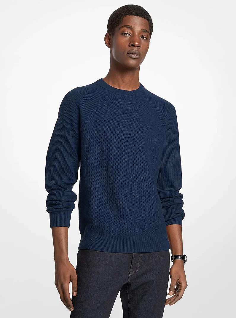 Wool Blend Crewneck Sweater - 1